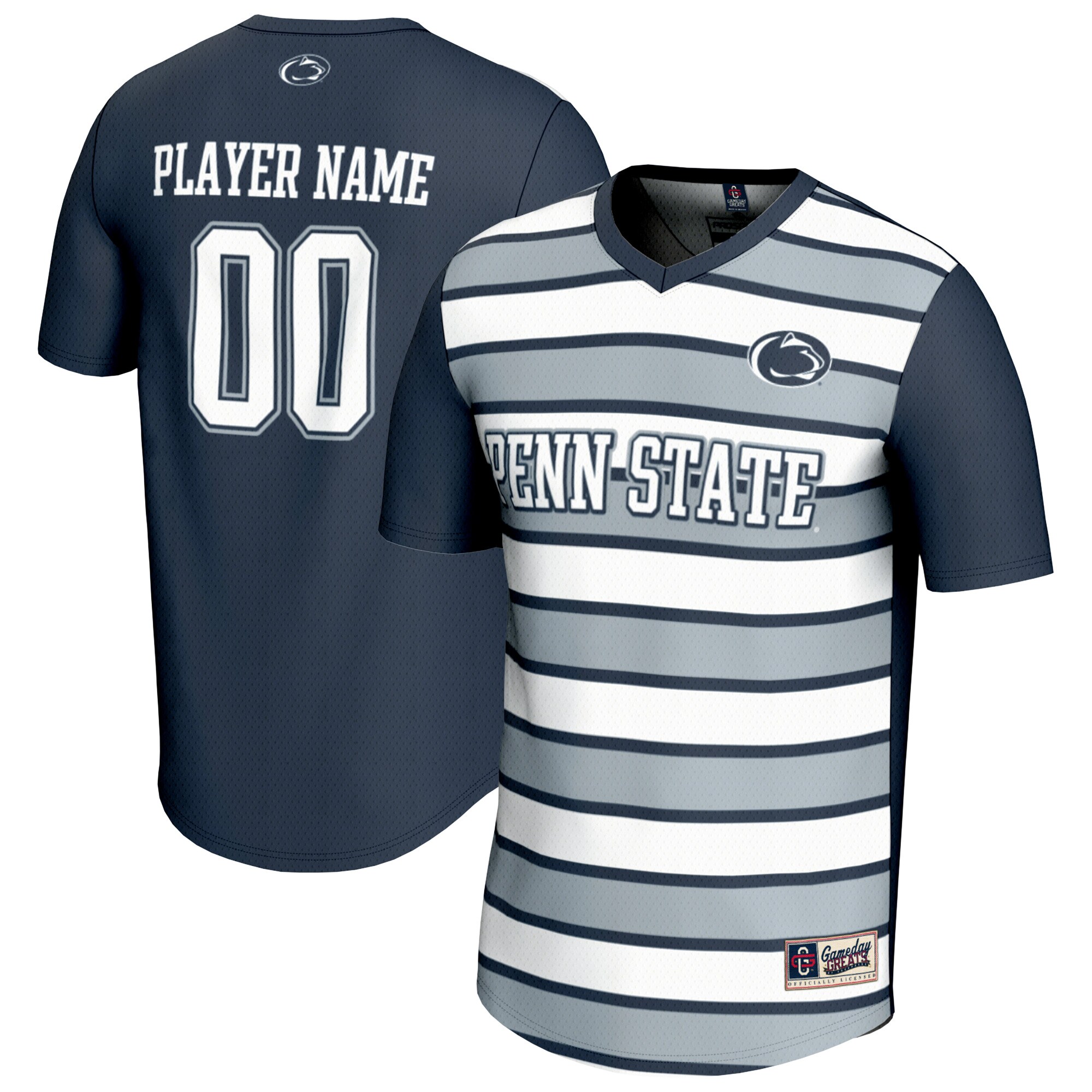 Soccer NIL Pick- Penn State Nittany Lions Player Jersey Navy NCAA College Soccer Fan Wear