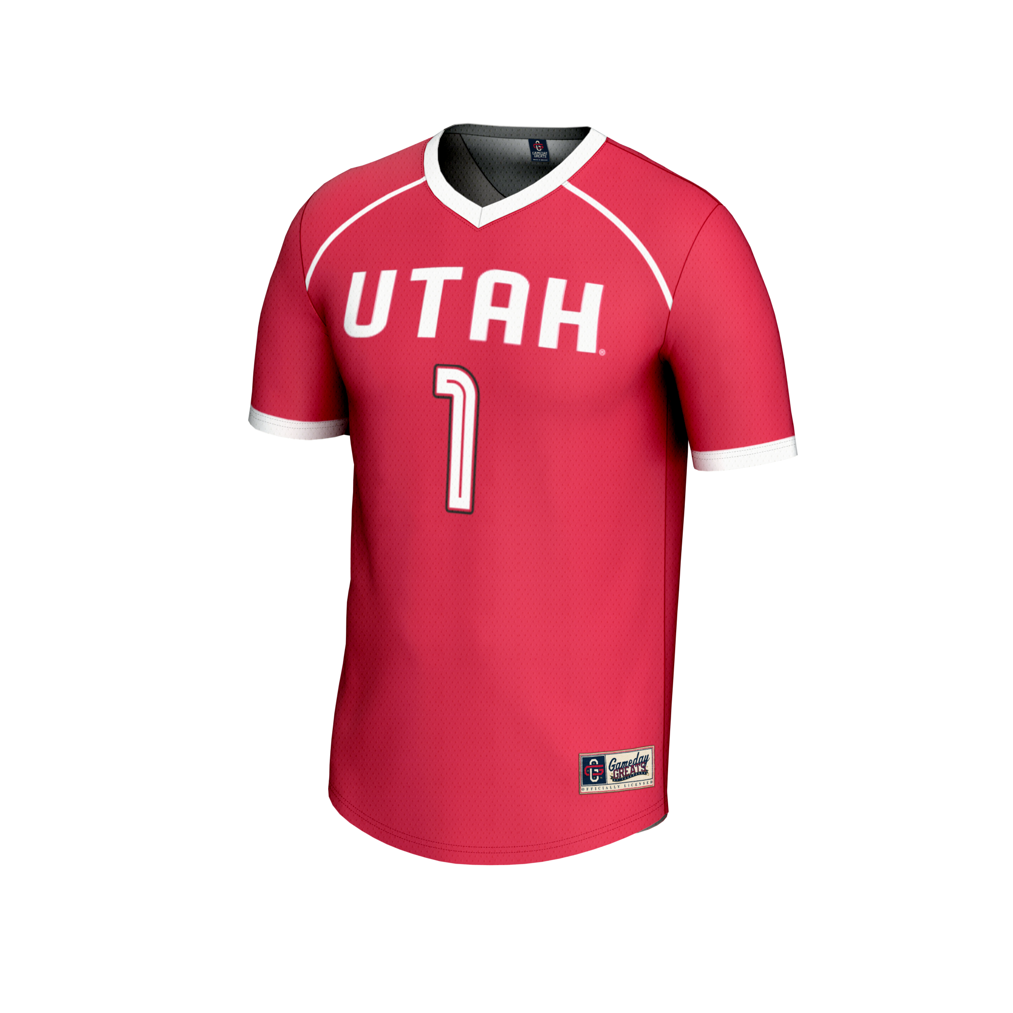 Lacrosse Fashion Utah Utes Game Jersey Red NCAA College Lacrosse Fan Wear
