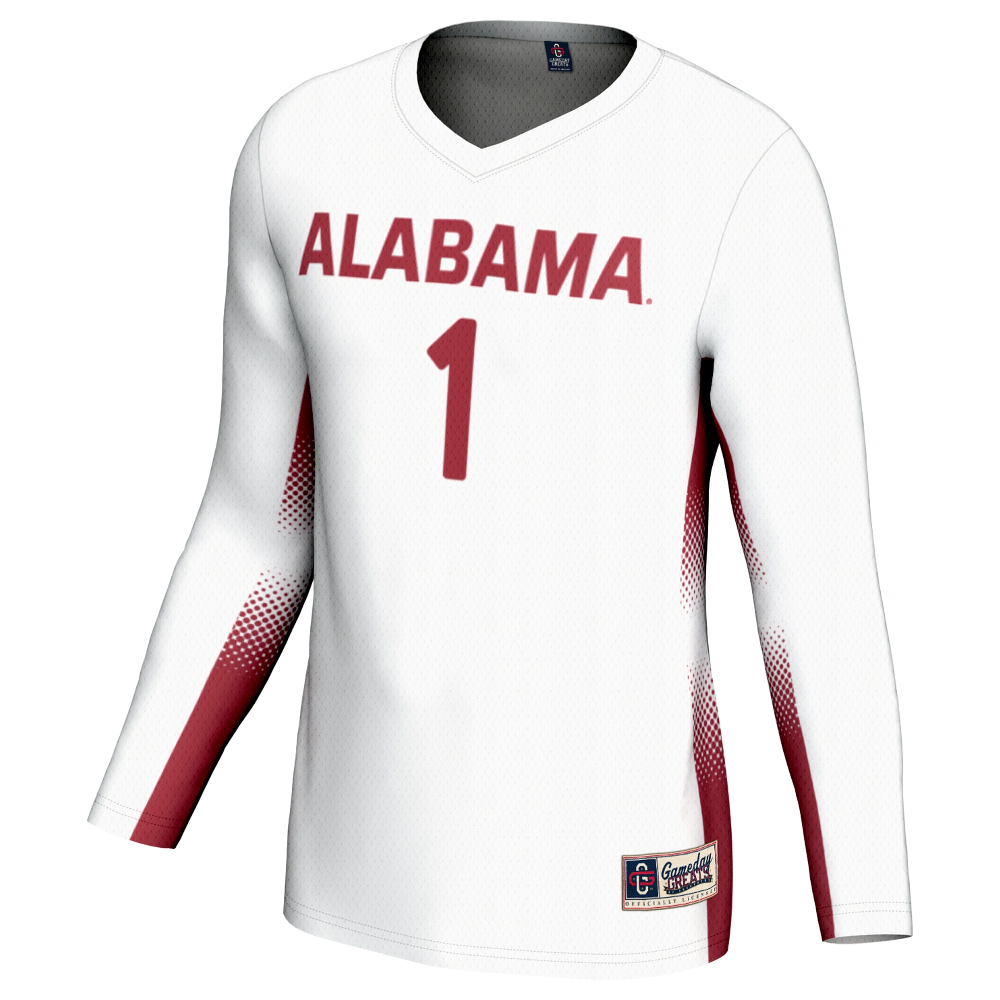 Volleyball Fashion Alabama Crimson Tide Game Jersey Crimson NCAA College Volleyball Fan Wear Volleyball Fashion