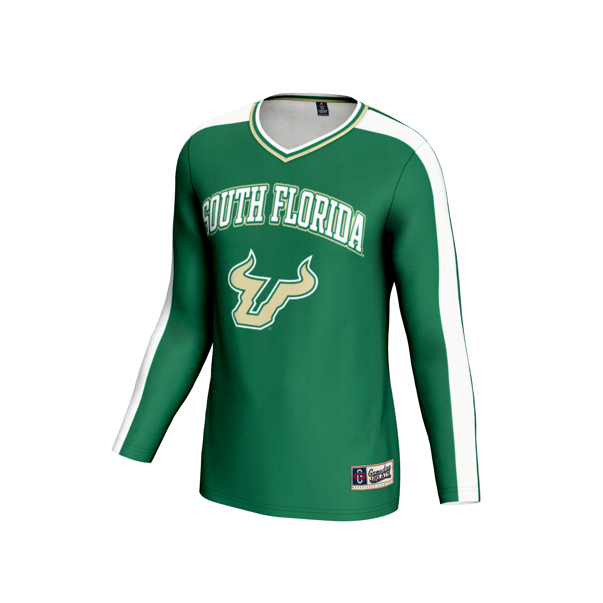 Volleyball Fashion South Florida Bulls Game Jersey Green NCAA College Volleyball Fan Wear