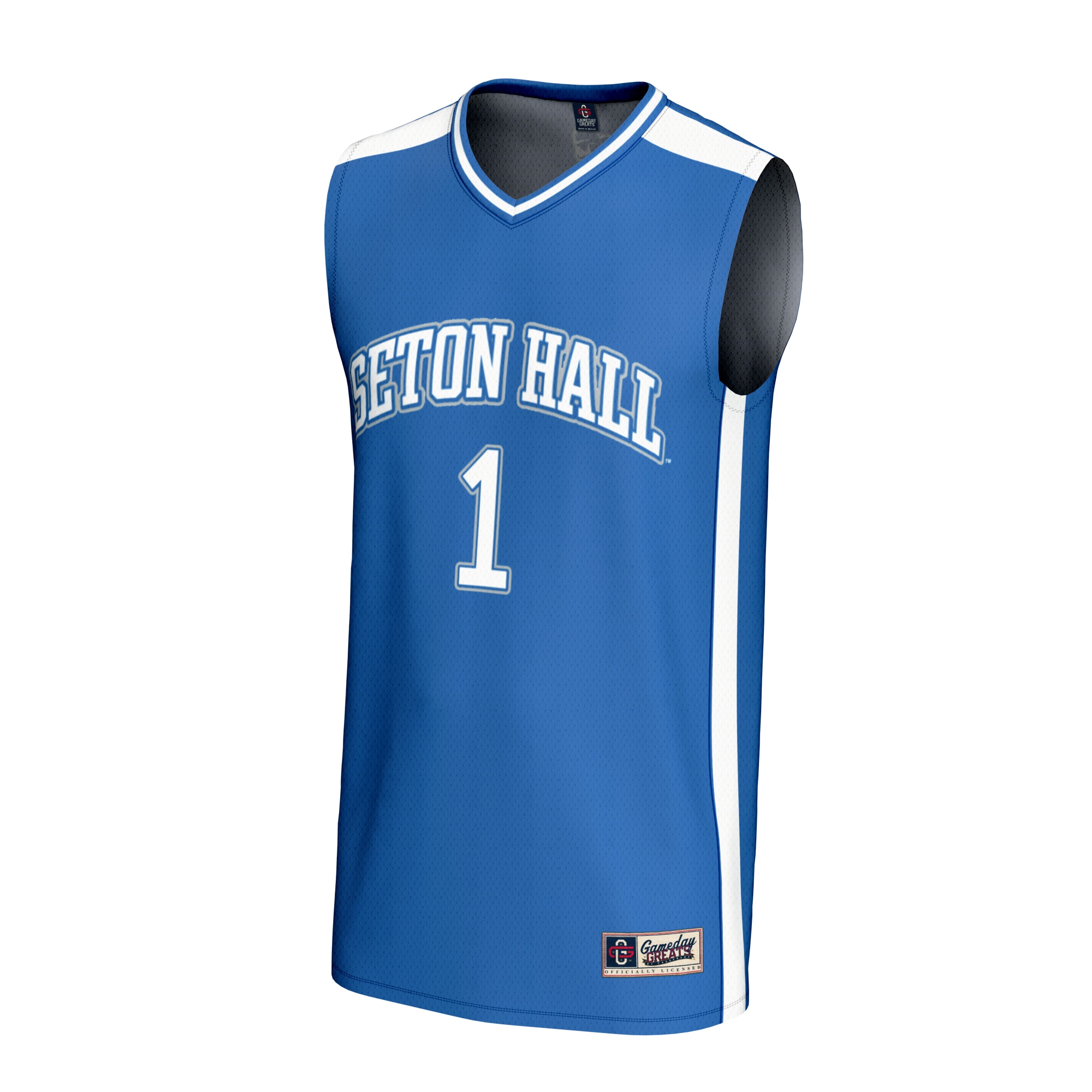 Basketball Fashion Seton Hall Pirates Game Jersey Blue NCAA College Basketball Fan Wear Basketball Fashion