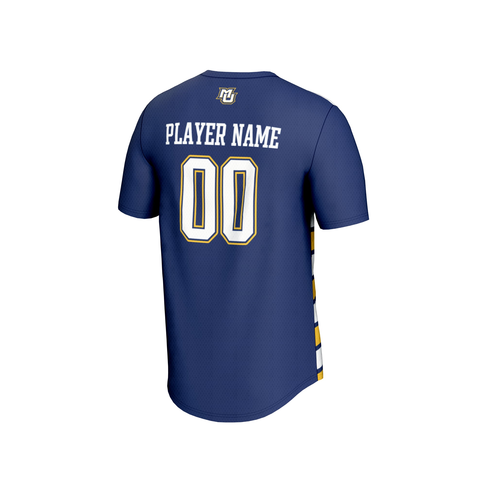 Collegiate Soccer NIL Marquette Golden Eagles Player Jersey Blue NCAA College Soccer Fan Wear Collegiate Soccer NIL