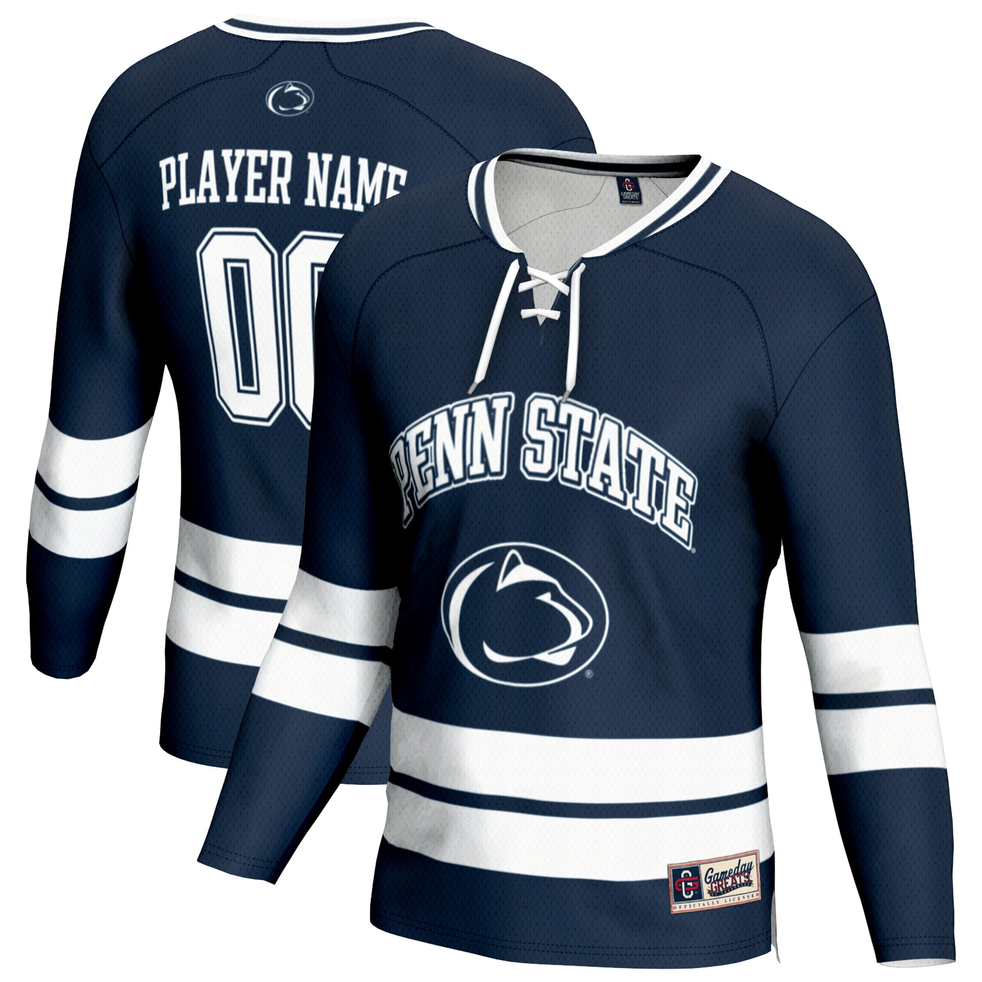 NIL Pick- Penn State Nittany Lions Player Jersey Navy NCAA College Hockey Fan Wear
