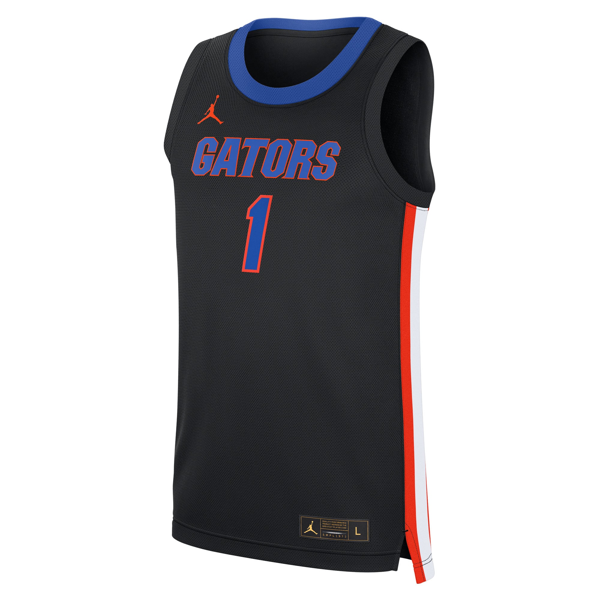 Brand Florida Gators Game Jersey No.1 Black NCAA College Football Fan Wear Brand
