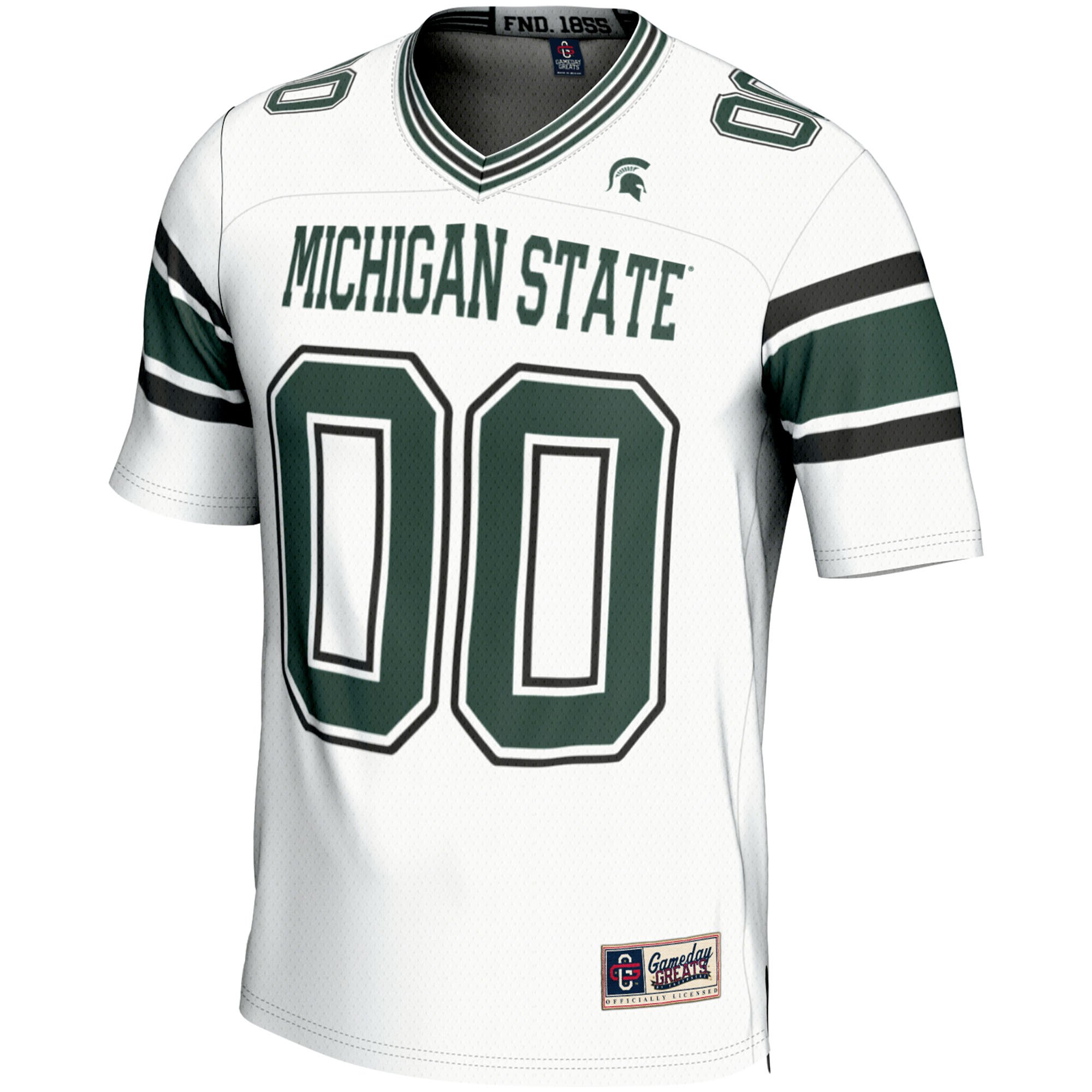 NIL Pick Michigan State Spartans Player Jersey White NCAA College Football Fan Wear