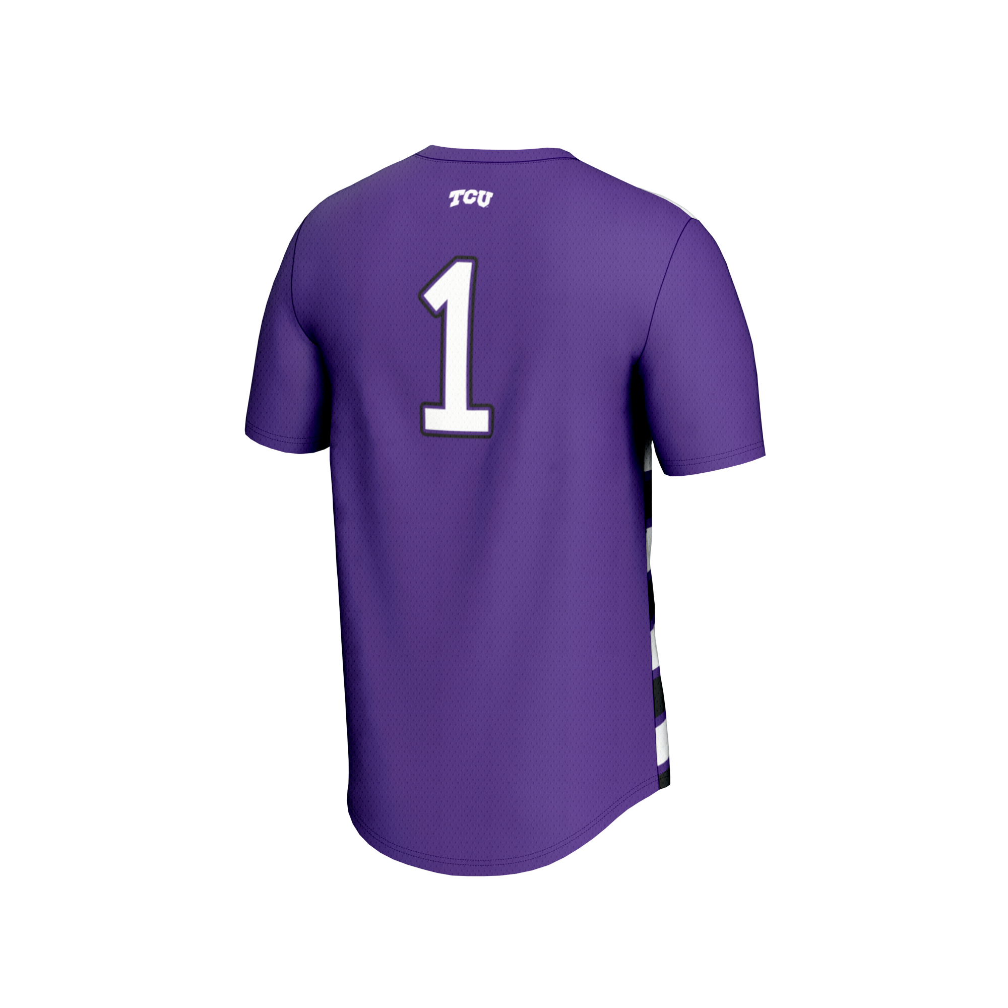 Soccer Fashion TCU Horned Frogs Game Jersey Purple NCAA College Soccer Fan Wear Soccer Fashion
