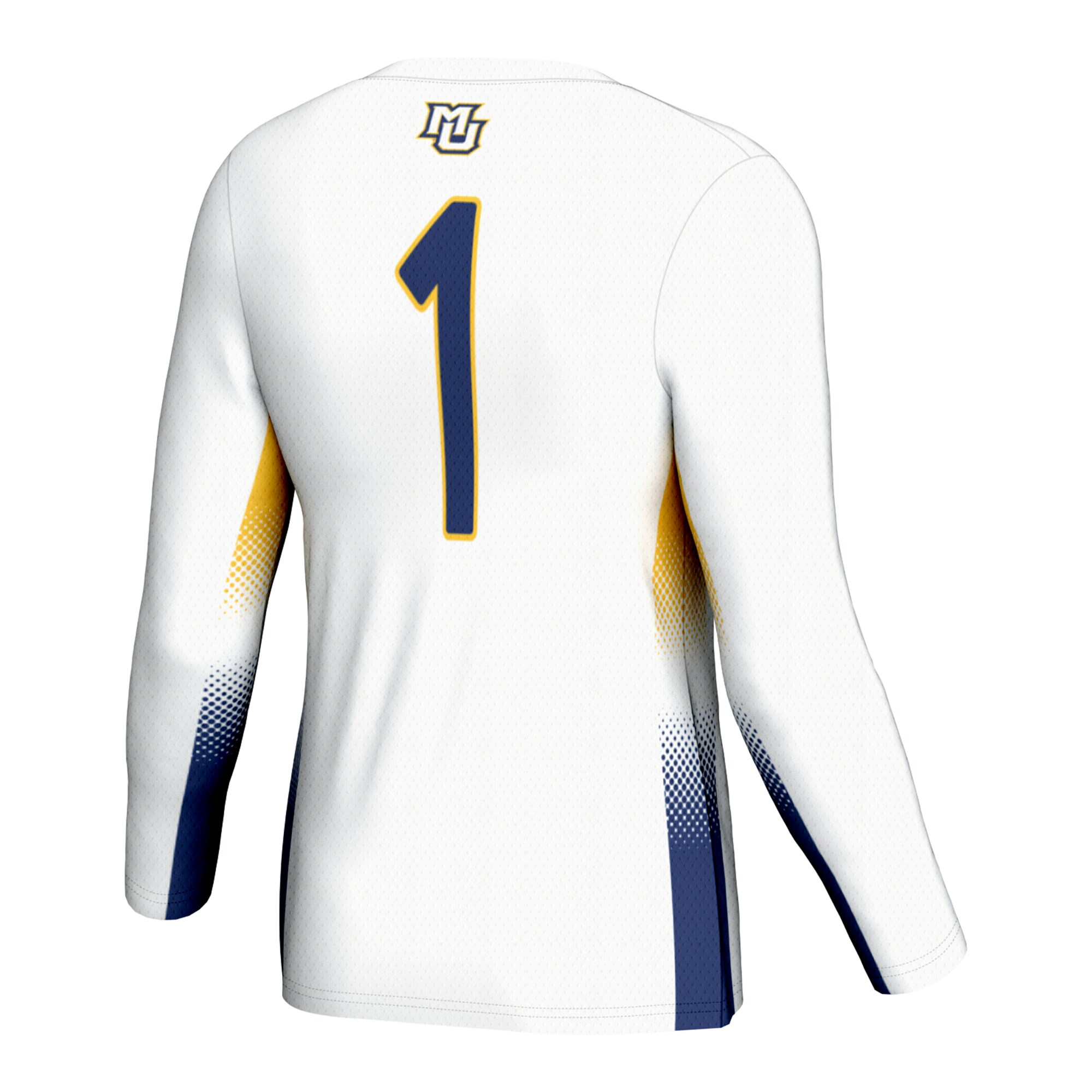 Volleyball Marquette Golden Eagles Game Jersey White NCAA College Volleyball Fan Wear Volleyball