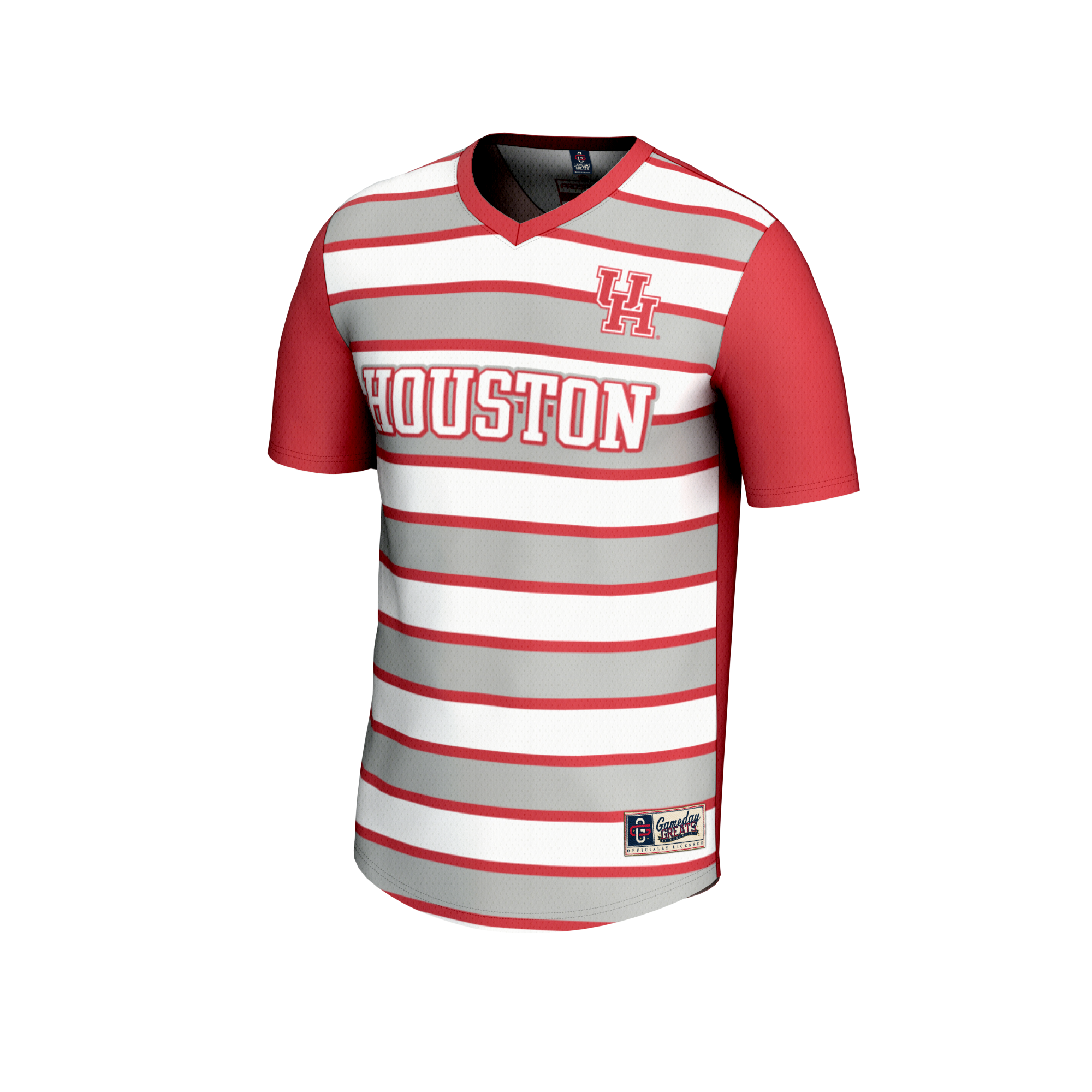 Soccer Fashion Houston Cougars Game Jersey Red NCAA College Soccer Fan Wear Soccer Fashion