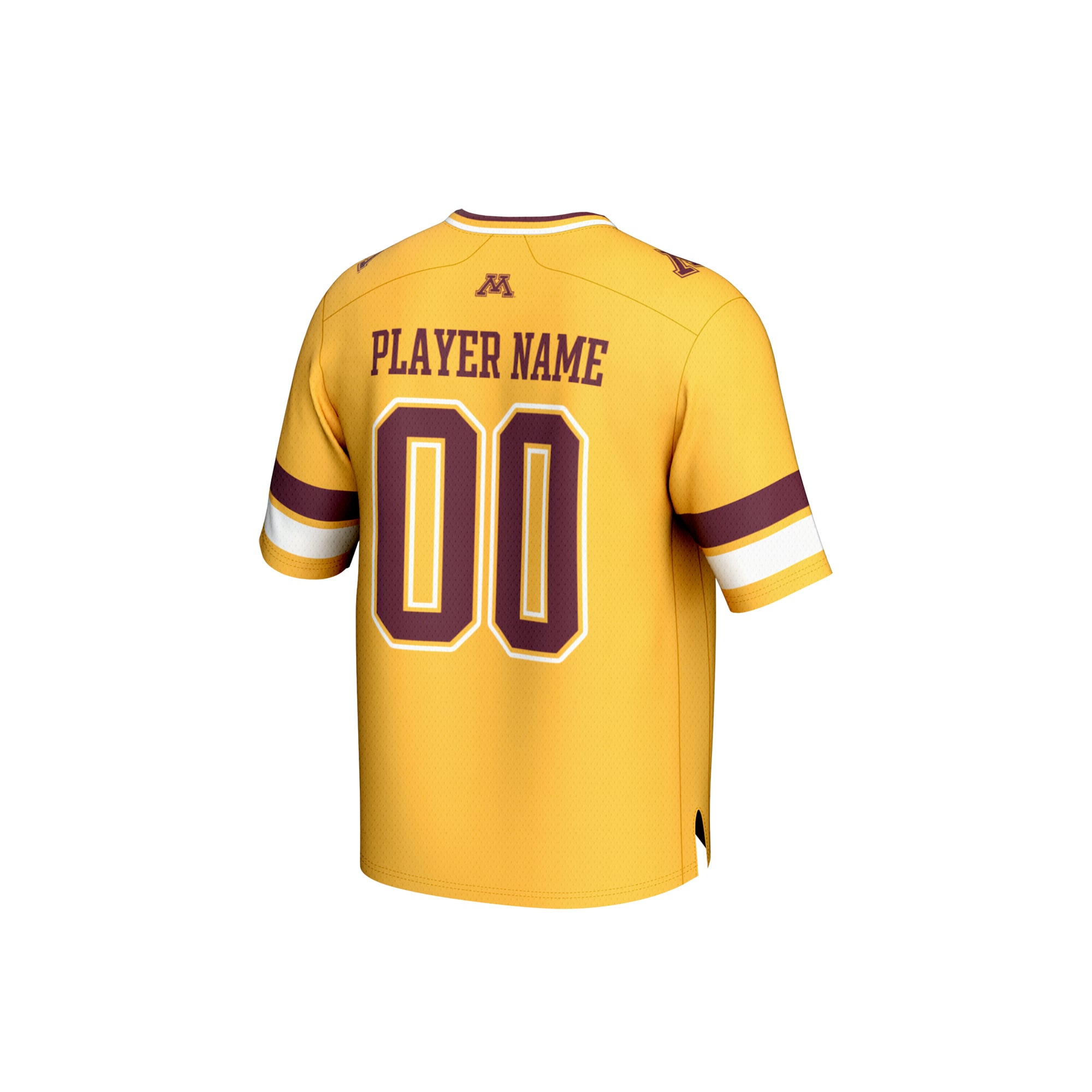 NIL Pick- Fashion Minnesota Golden Gophers Player Jersey Gold NCAA College Football Fan Wear NIL Pick- Fashion