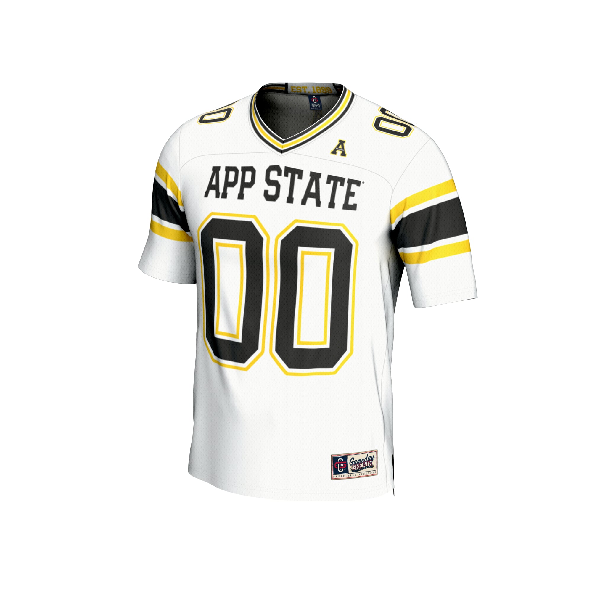 NIL Fashion Appalachian State Mountaineers Game Jersey White NCAA College Football Fan Wear NIL Fashion