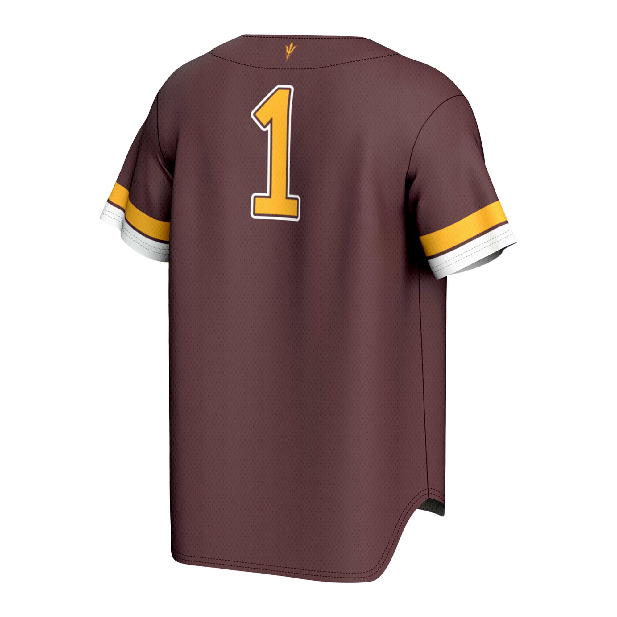 Collegiate Baseball Fashion Arizona State Sun Devils Game Jersey Maroon NCAA College Baseball Fan Wear