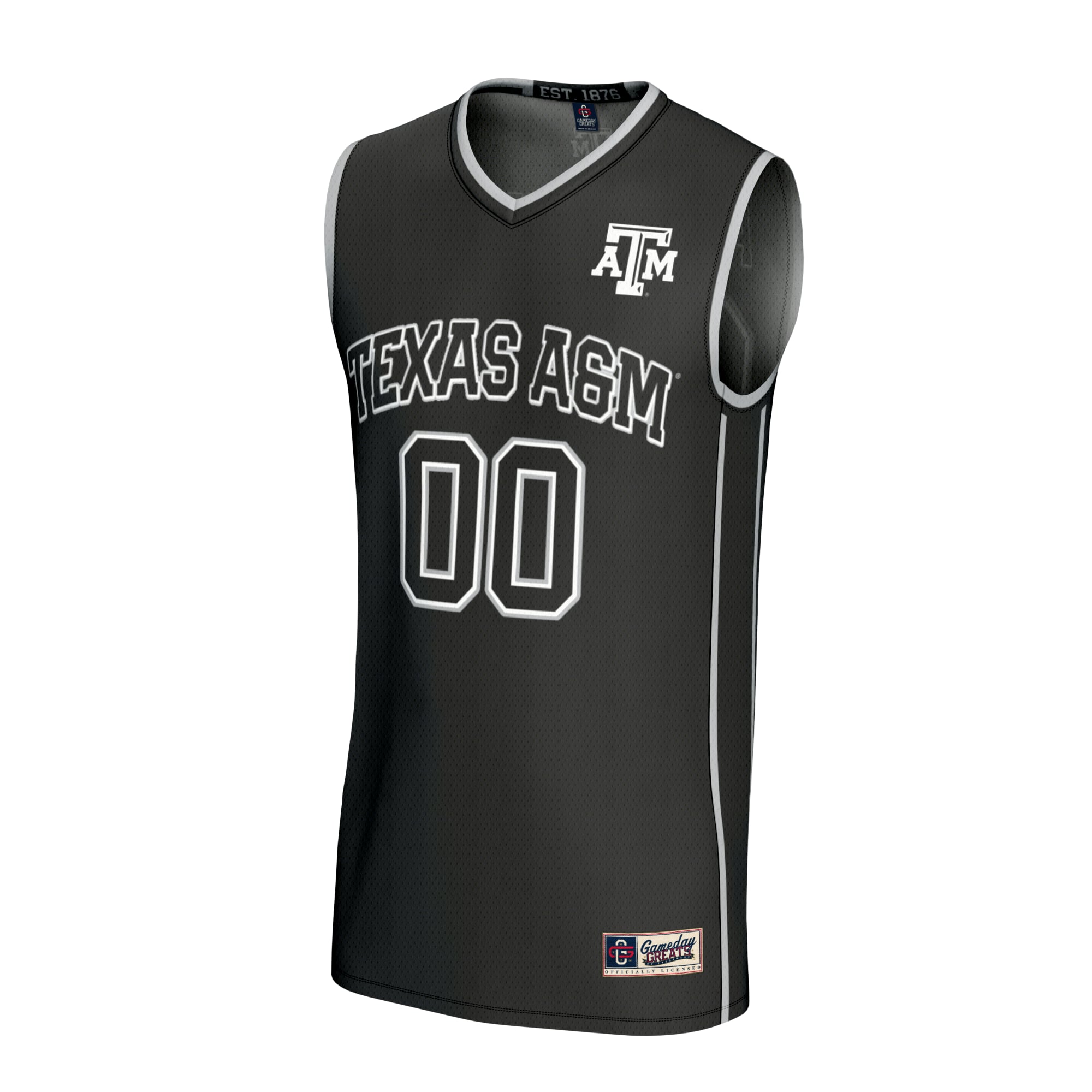 Collegiate Basketball NIL Texas A&M Aggies Player Jersey Black NCAA College Basketball Fan Wear
