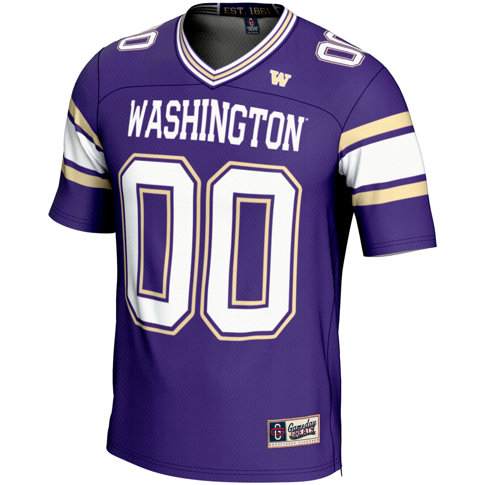 NIL Pick Washington Huskies Player Jersey Purple NCAA College Football Fan Wear
