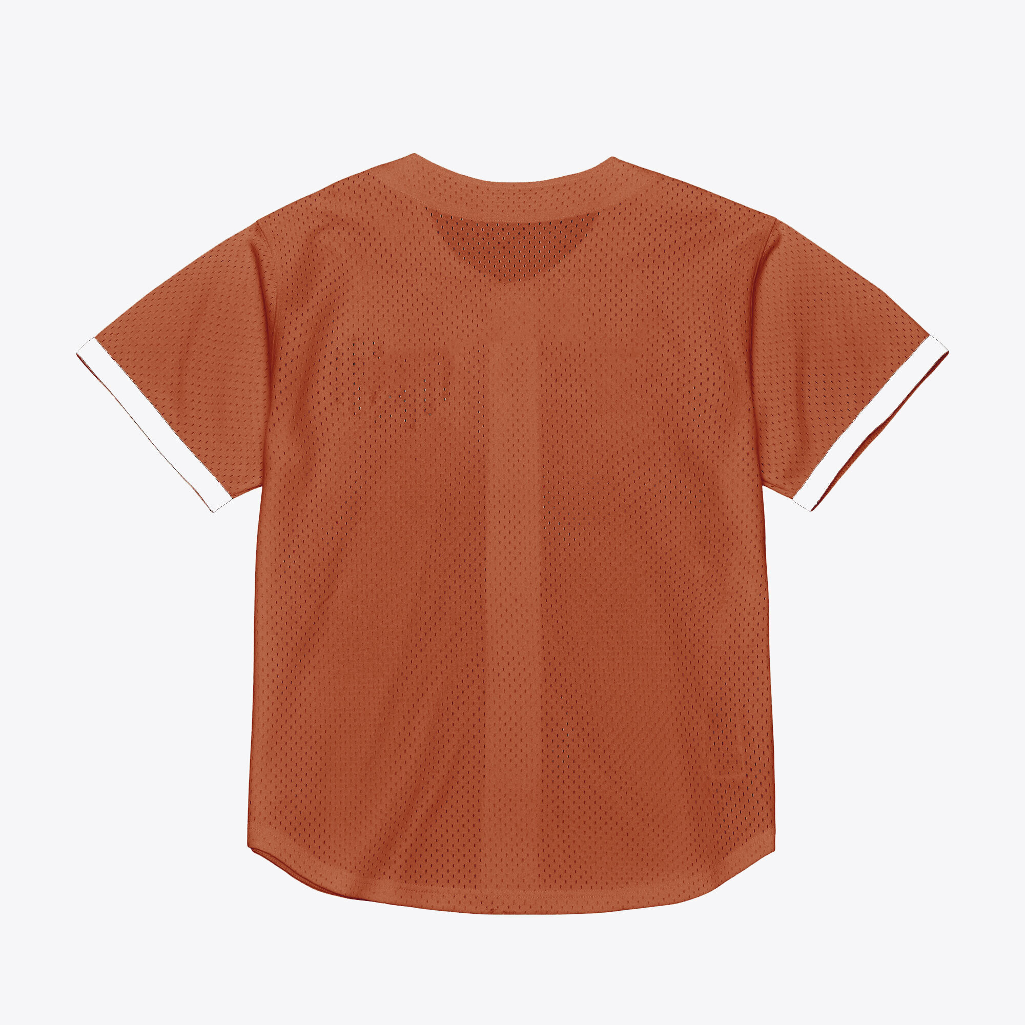 Button-Up Batting Baseball Texas Longhorns Jersey Orange NCAA College Baseball Fan Wear