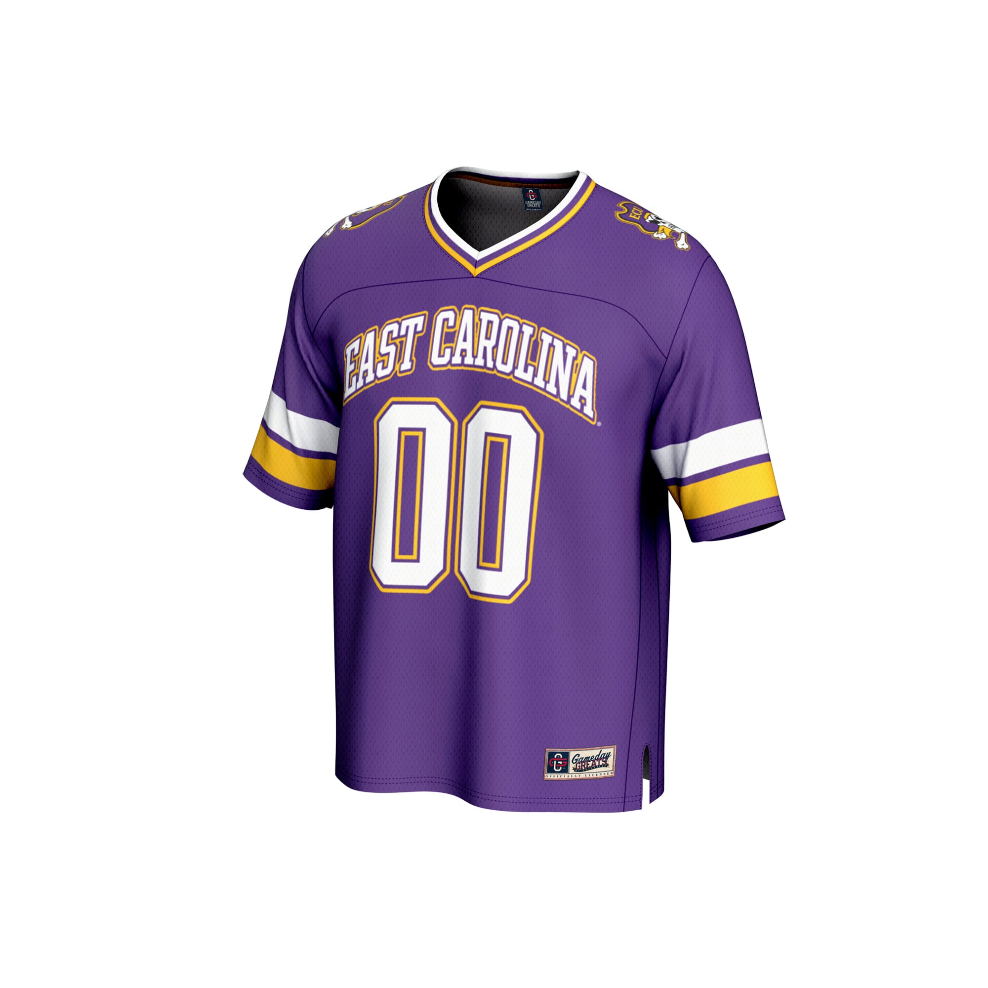 NIL Pick- Fashion ECU Pirates Player Jersey Purple NCAA College Football Fan Wear NIL Pick- Fashion