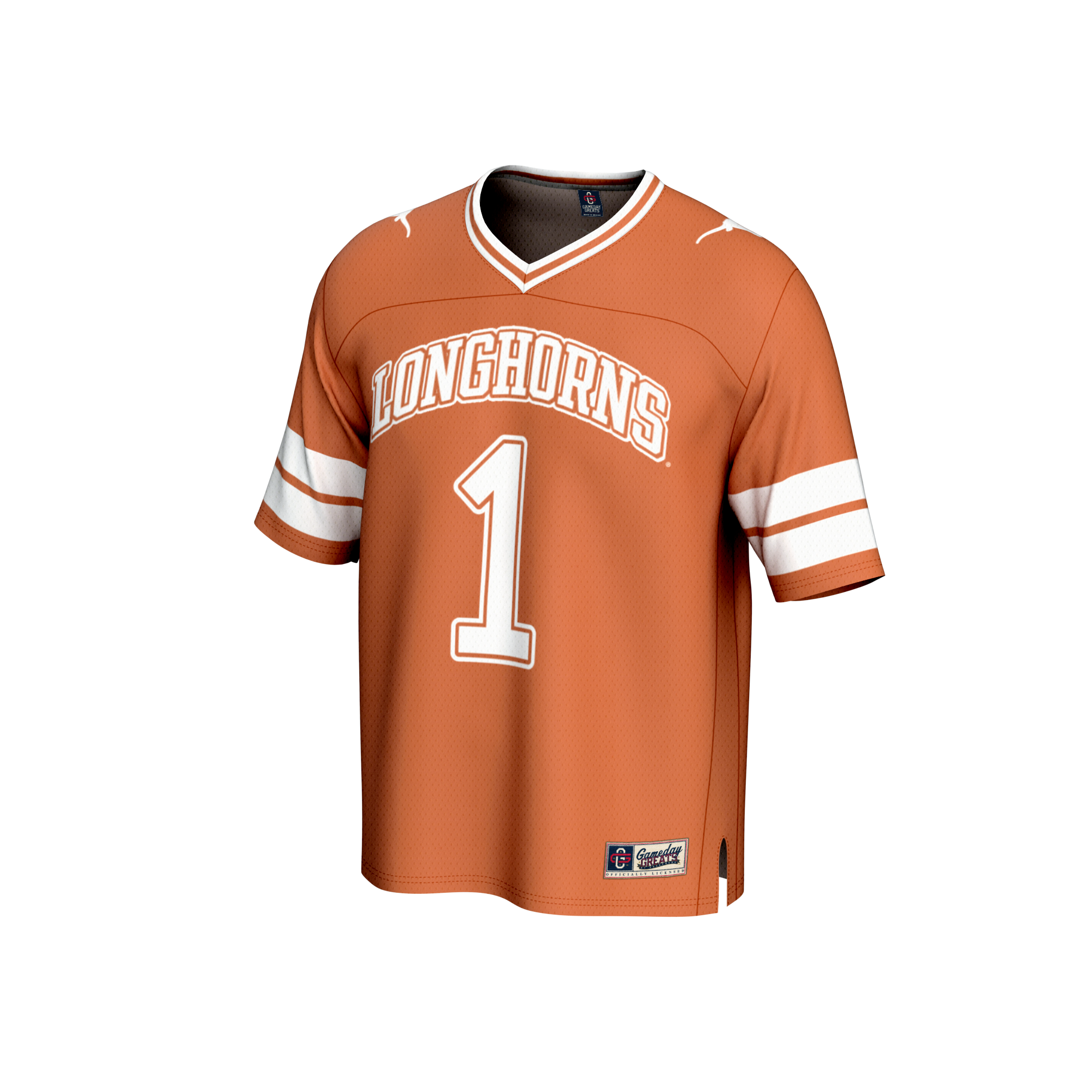 Fashion Orange Texas Longhorns Game Jersey Orange NCAA College Football Fan Wear