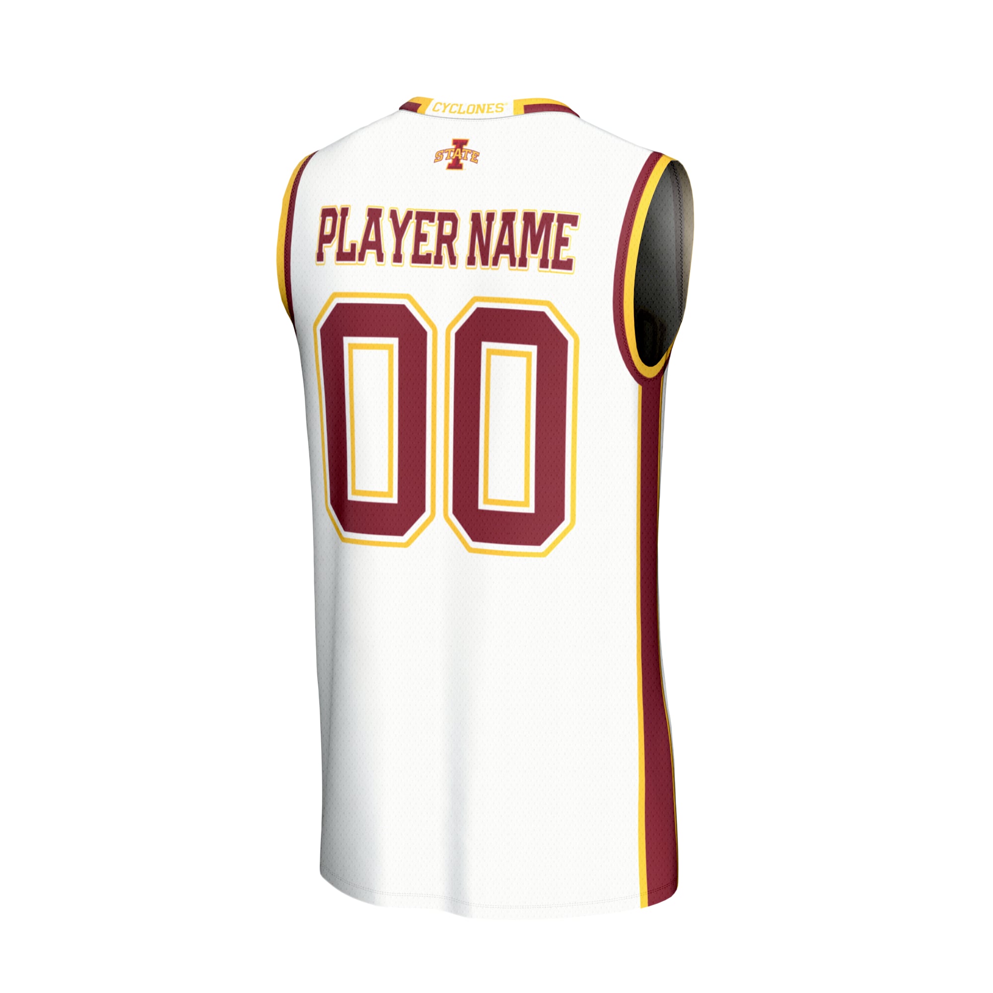 Collegiate Basketball NIL Iowa State Cyclones Player Jersey White NCAA College Basketball Fan Wear
