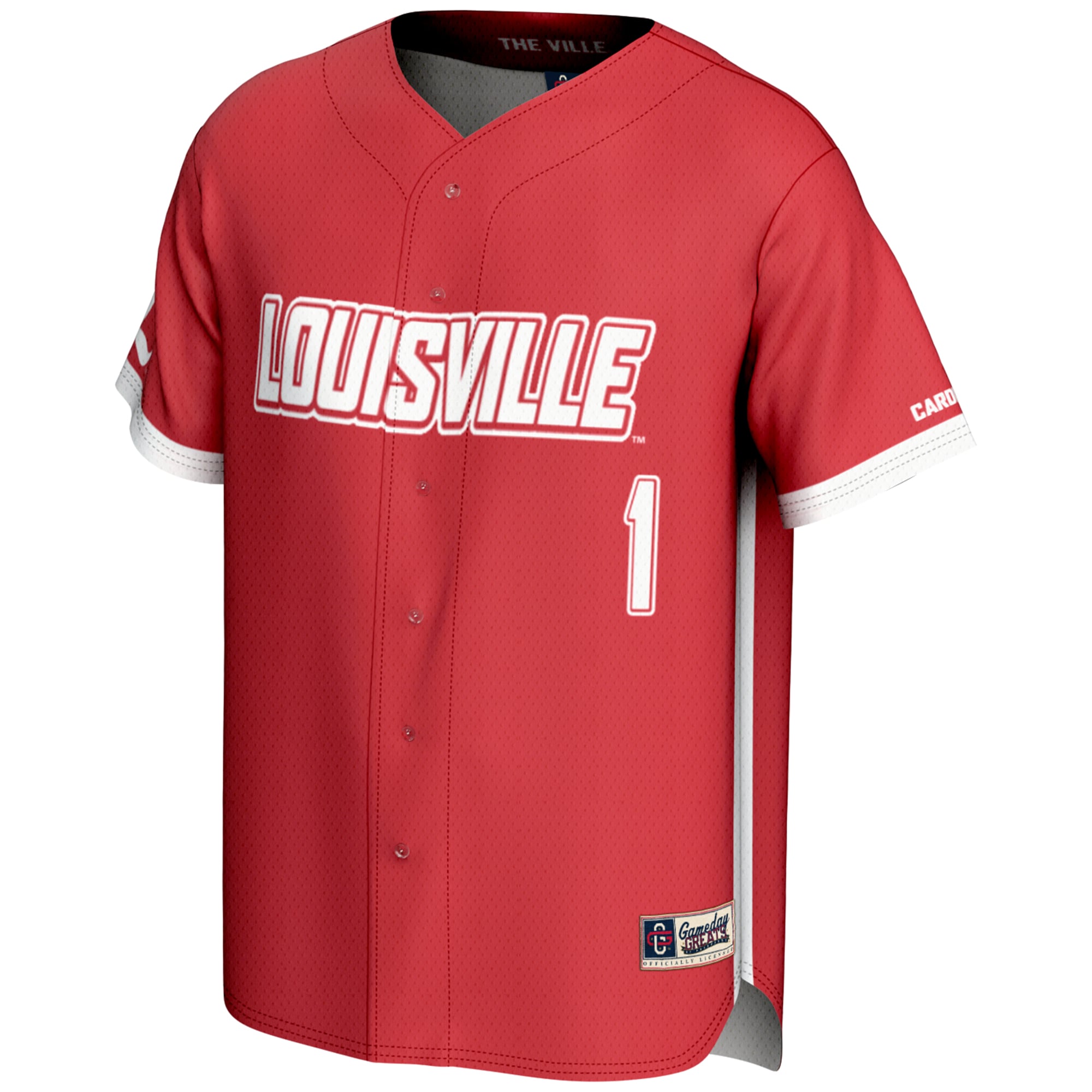 Baseball Fashion Louisville Cardinals Game Jersey Red NCAA College Baseball Fan Wear Baseball Fashion