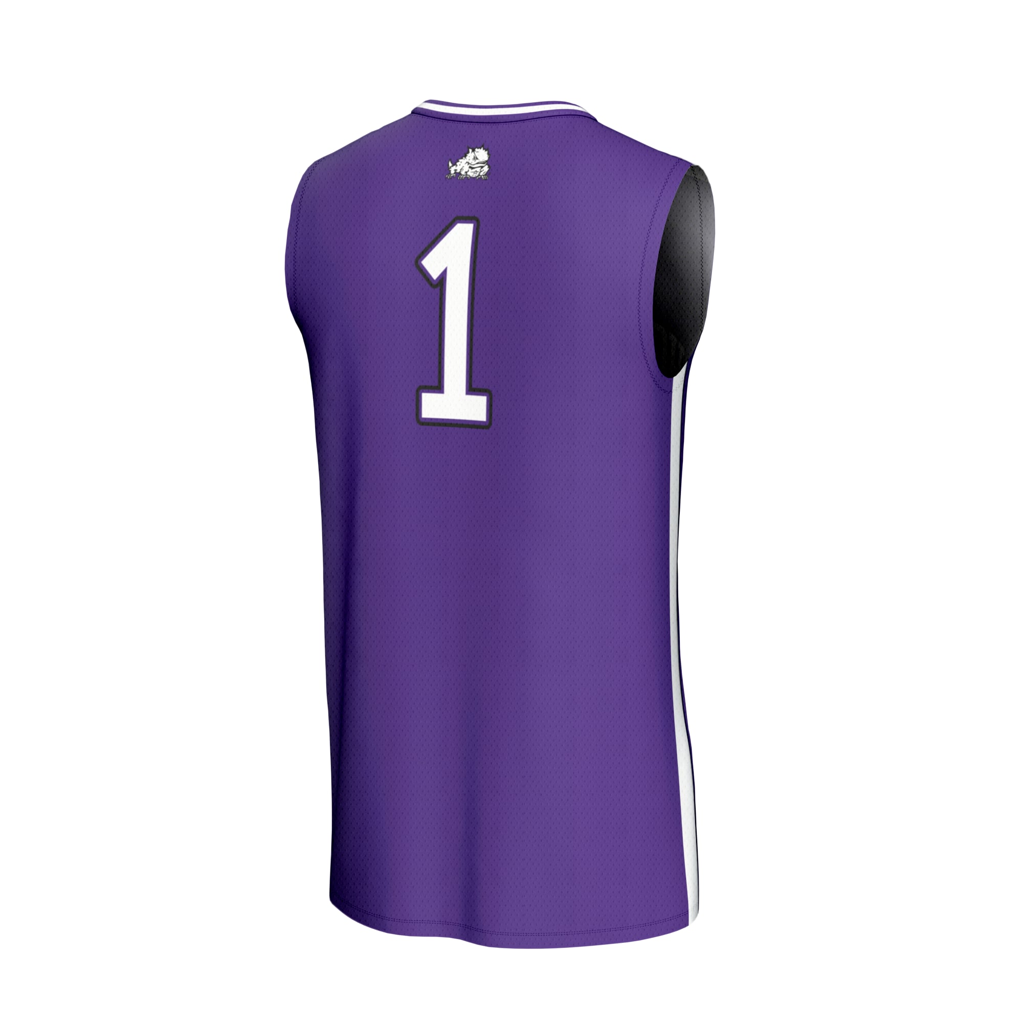 Collegiate Basketball Fashion TCU Horned Frogs Game Jersey Purple NCAA College Basketball Fan Wear Collegiate Basketball Fashion