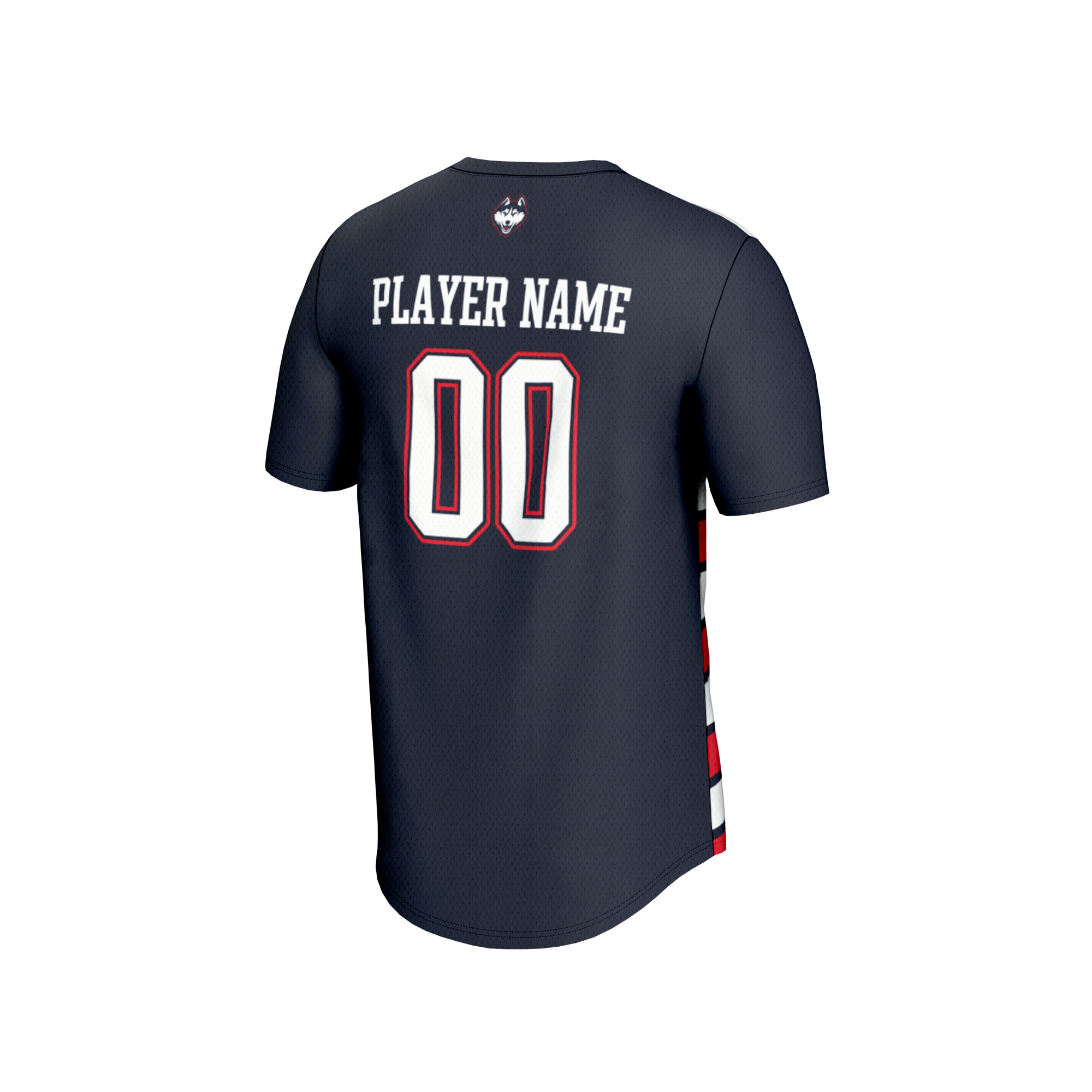 NIL Pick- Collegiate UConn Huskies Player Jersey Navy NCAA College Volleyball Fan Wear NIL Pick- Collegiate