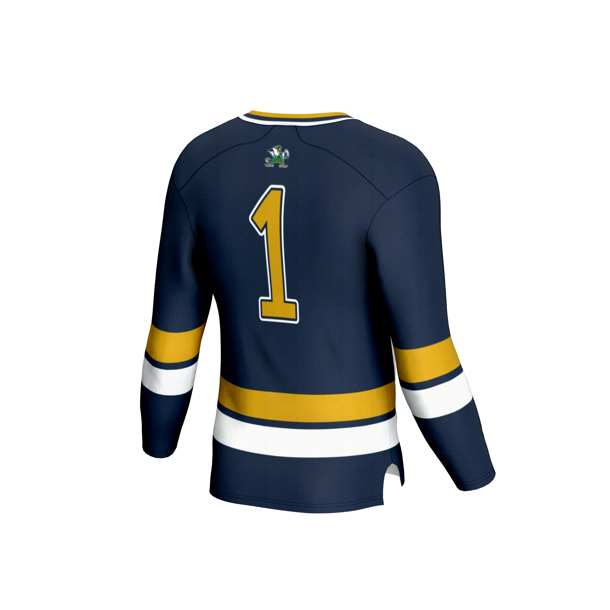 Hockey Fashion Notre Dame Fighting Irish Game Jersey Navy NCAA College Hockey Fan Wear