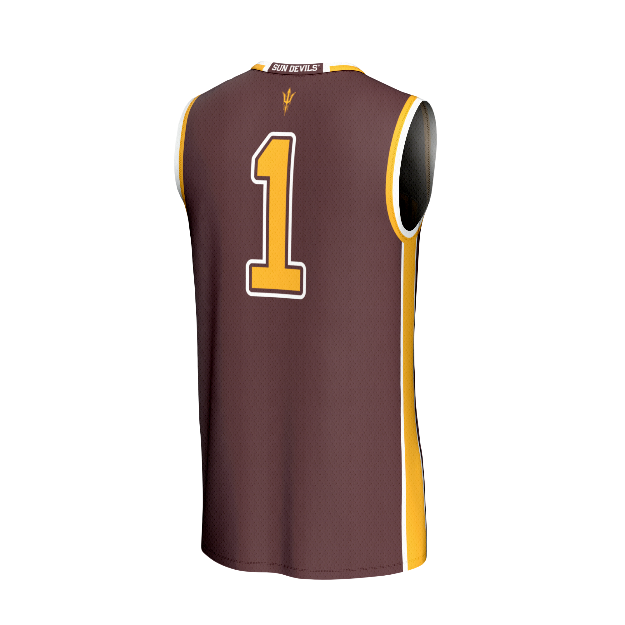 Collegiate Basketball Fashion Arizona State Sun Devils Game Jersey Maroon NCAA College Basketball Fan Wear Collegiate Basketball Fashion