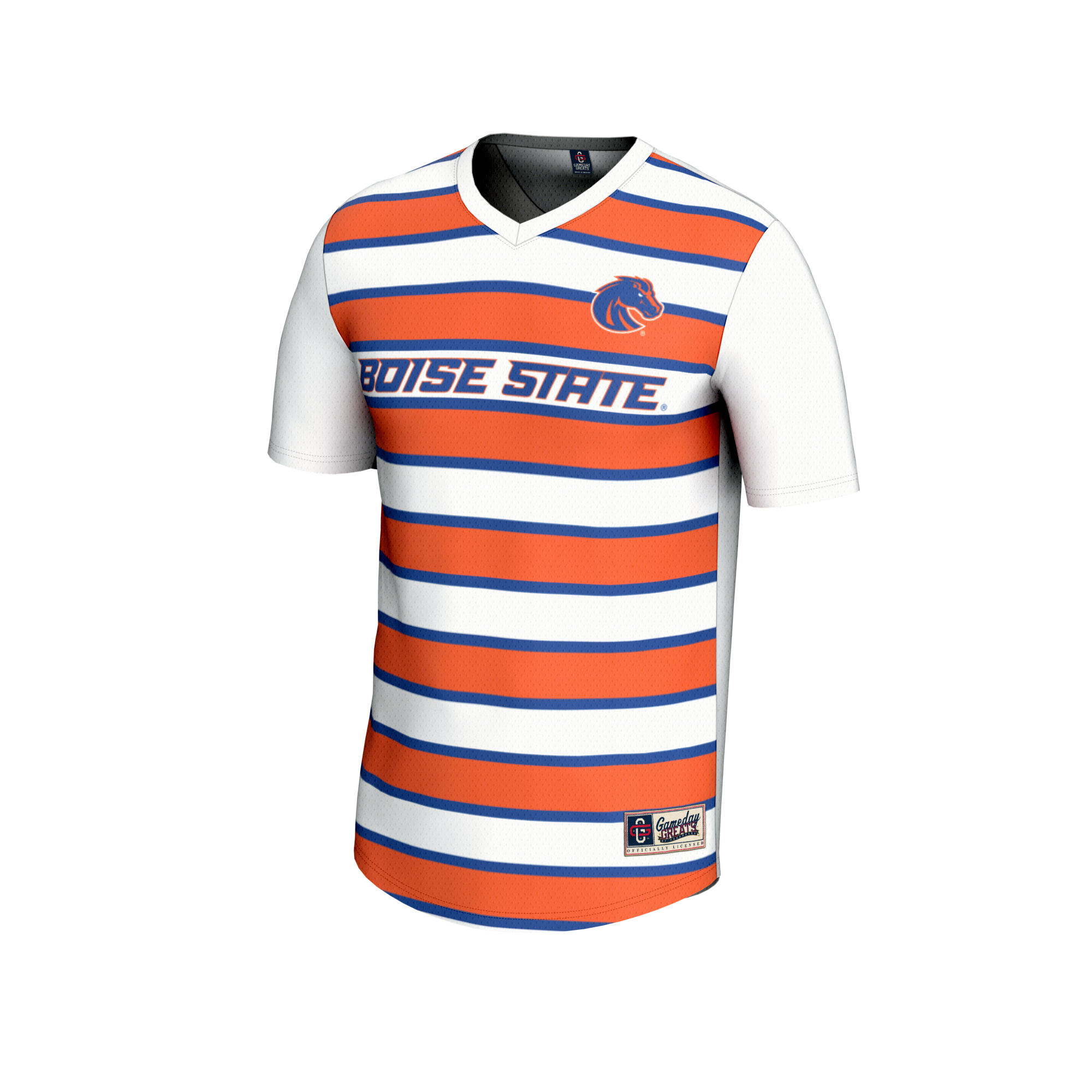 Pick- NIL Soccer Boise State Broncos Player Jersey White NCAA College Soccer Fan Wear Pick- NIL Soccer