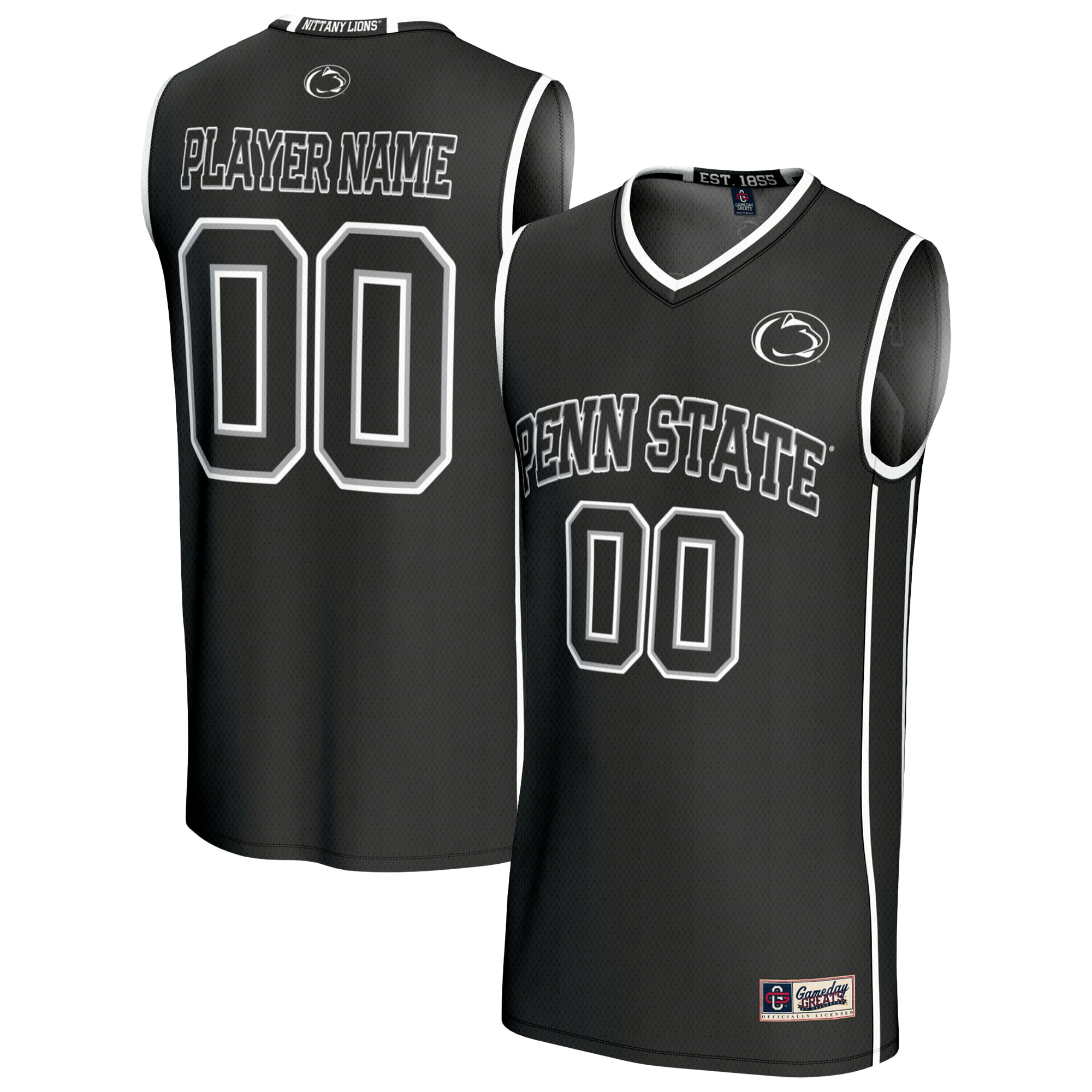 NIL Pick- Basketball Penn State Nittany Lions Player Jersey Black NCAA College Basketball Fan Wear NIL Pick- Basketball
