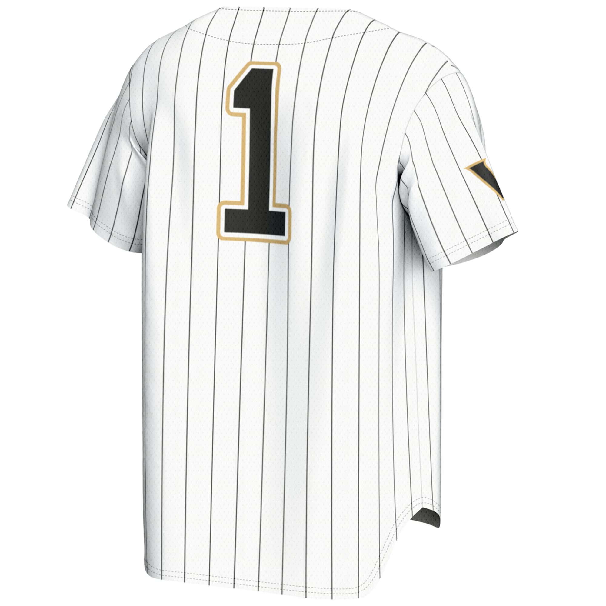 Baseball Vanderbilt Commodores Game Jersey White NCAA College Baseball Fan Wear Baseball