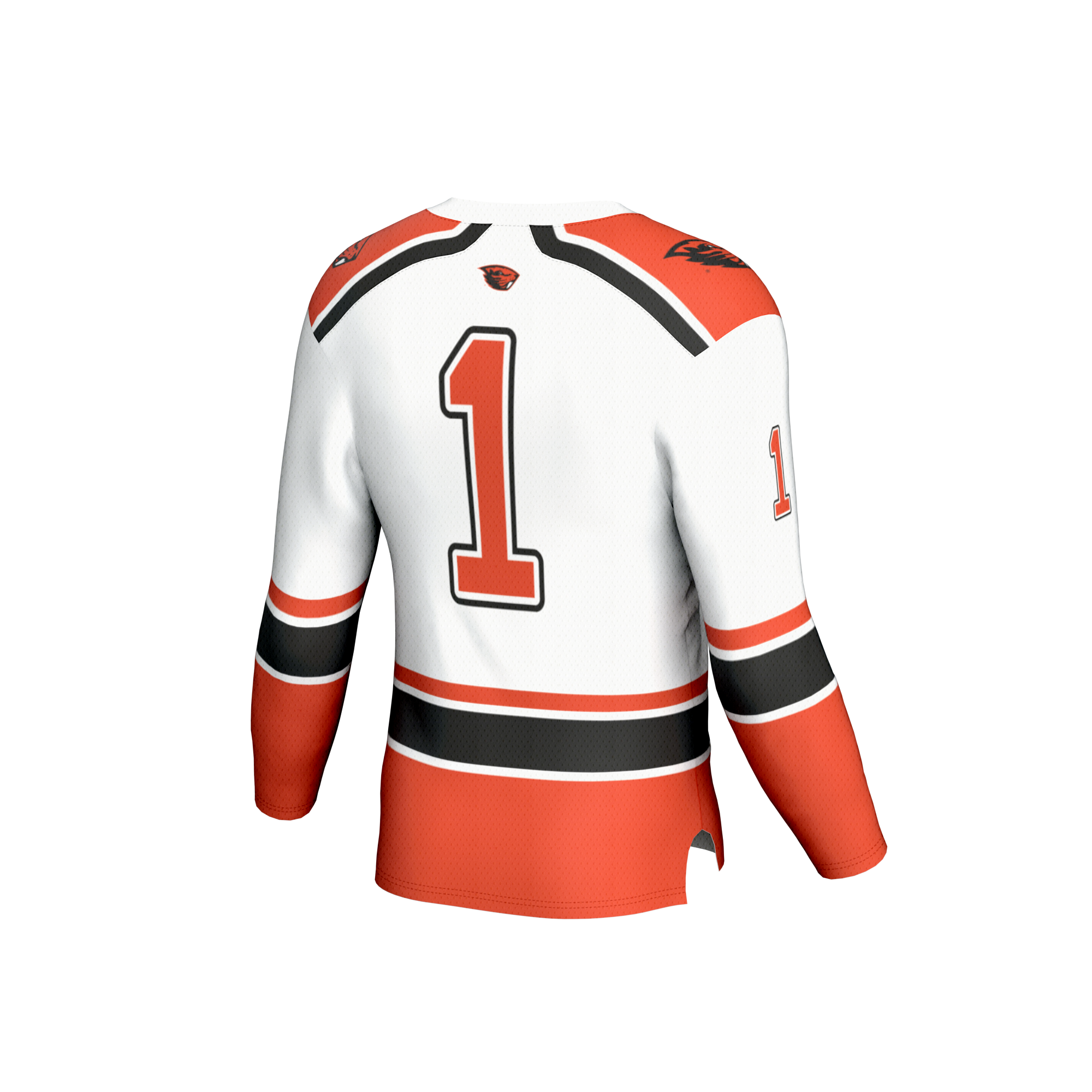 Hockey Fashion Oregon State Beavers Game Jersey White NCAA College Hockey Fan Wear