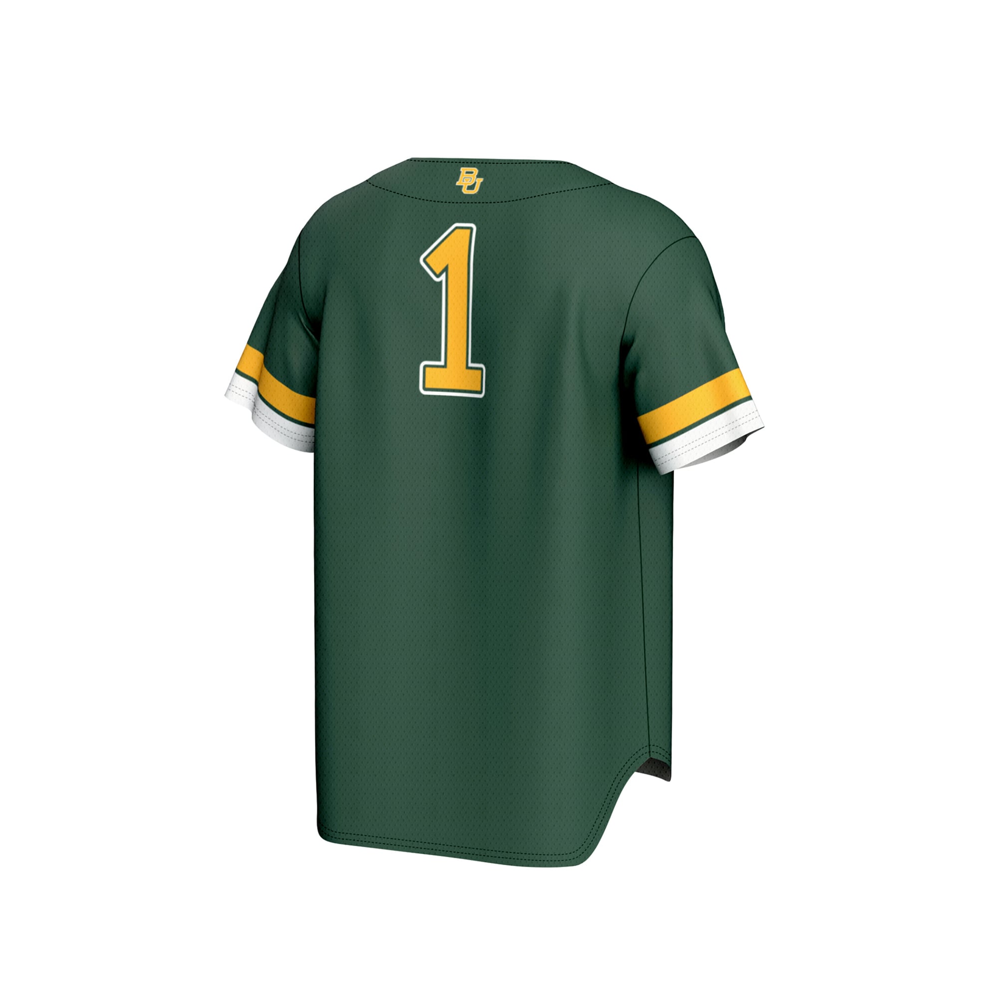 Collegiate Baseball Fashion Baylor Bears Game Jersey Green NCAA College Baseball Fan Wear