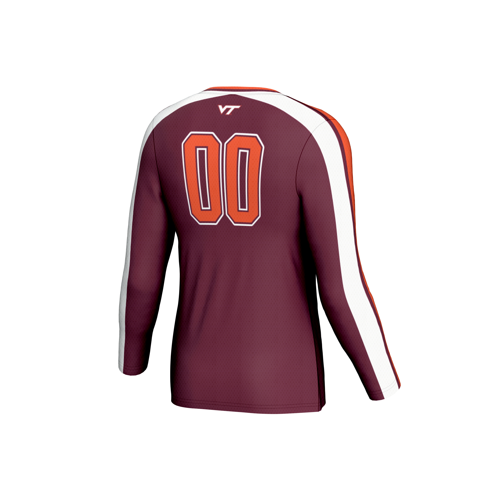 Volleyball Fashion Virginia Tech Hokies Game Jersey Maroon NCAA College Volleyball Fan Wear Volleyball Fashion