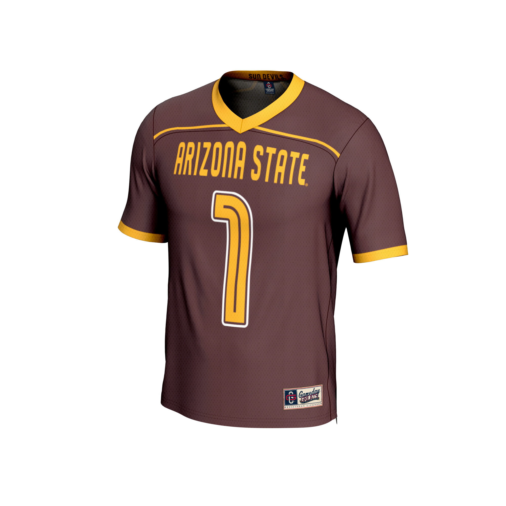 Lacrosse Fashion Arizona State Sun Devils Game Jersey Maroon NCAA College Lacrosse Fan Wear