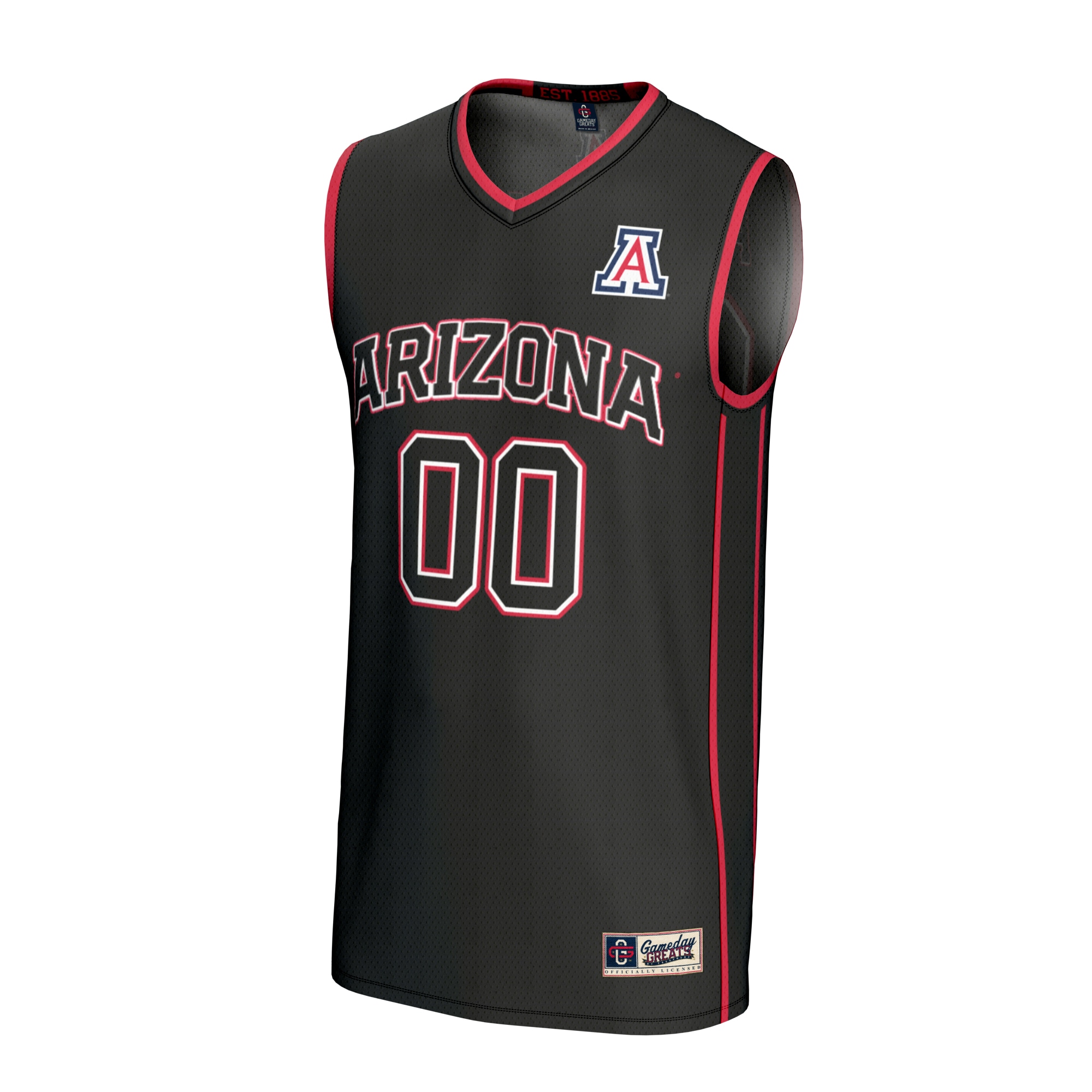 Collegiate Basketball NIL Arizona Wildcats Player Jersey Black NCAA College Basketball Fan Wear