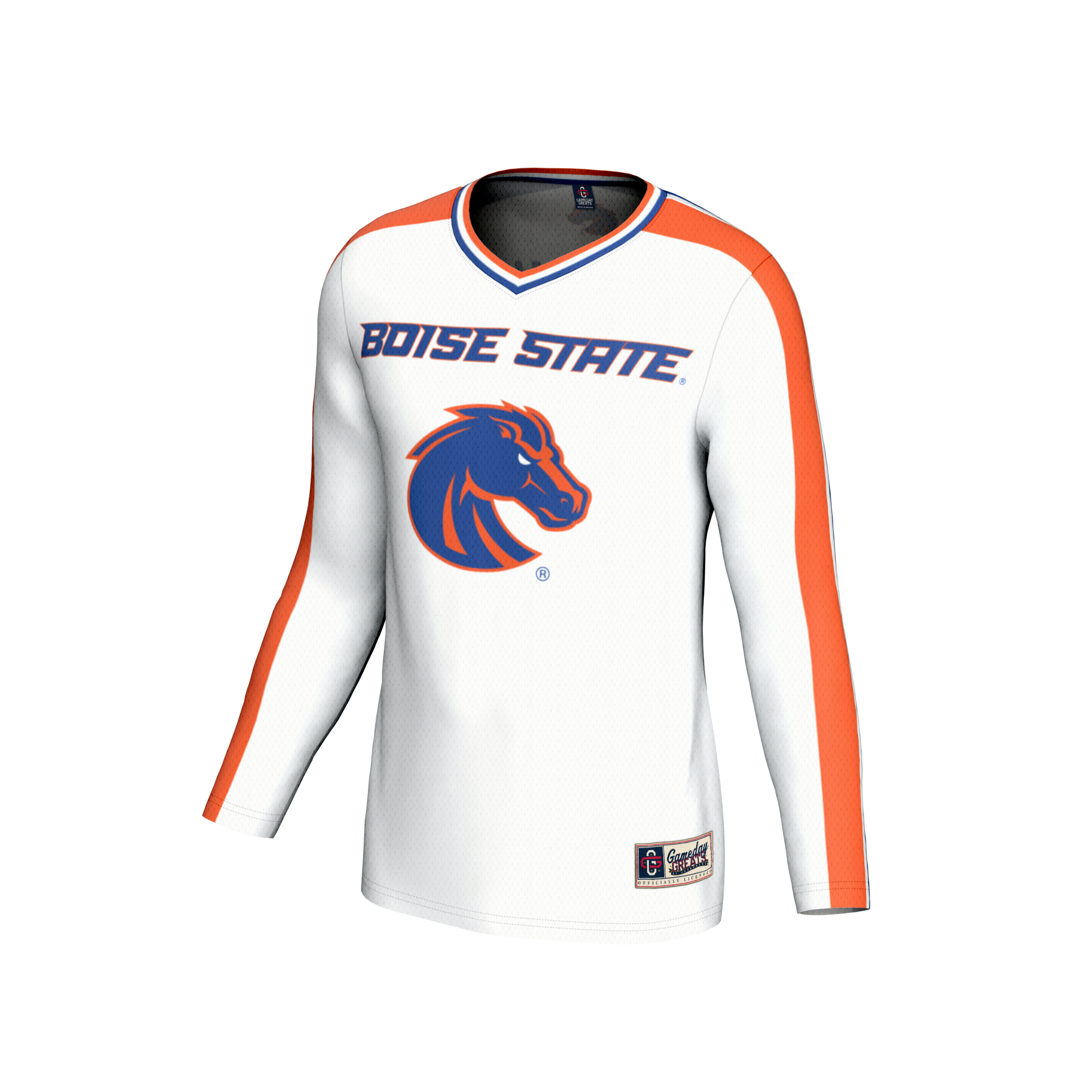 NIL Pick Collegiate Boise State Broncos Player Jersey White NCAA College Volleyball Fan Wear