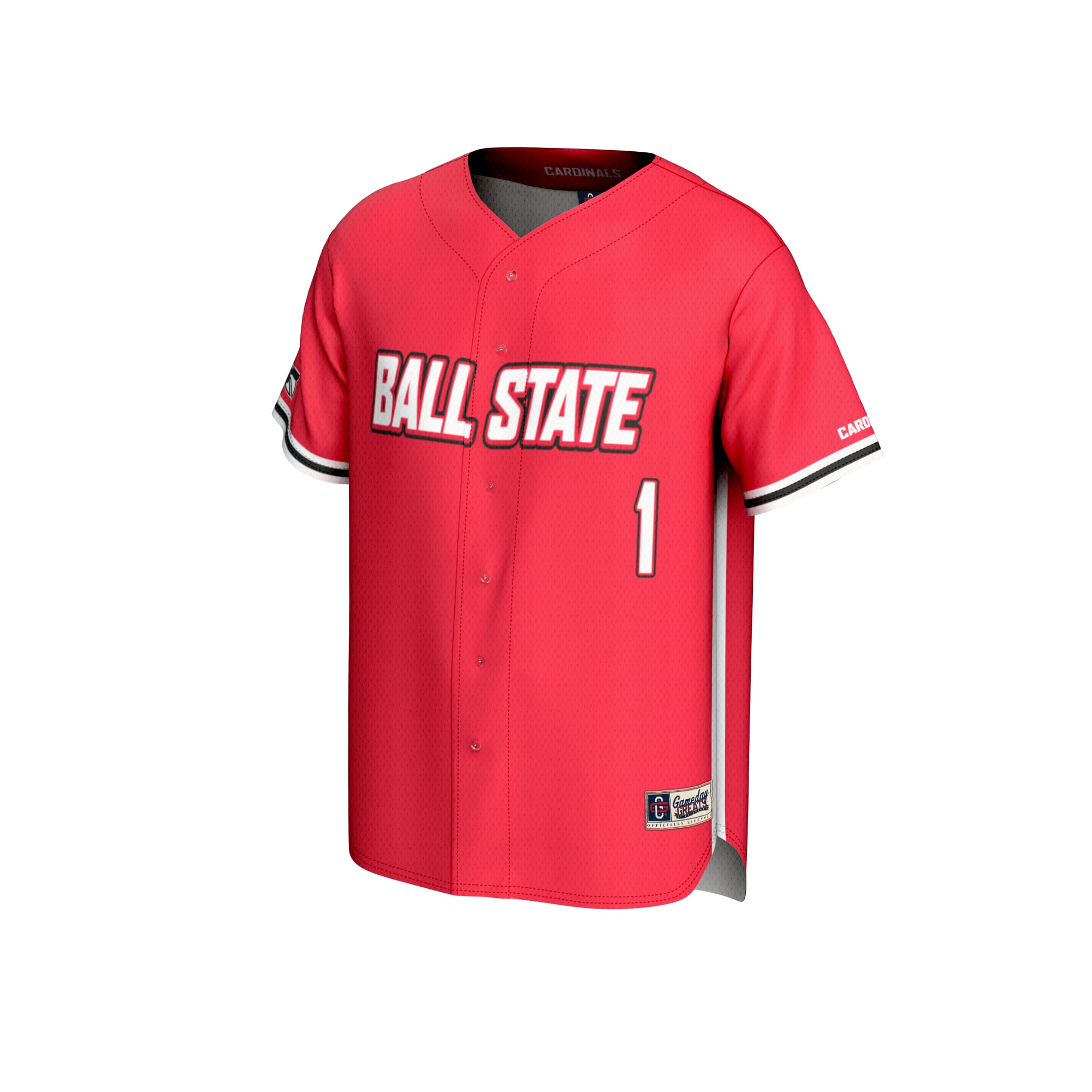 Baseball Fashion Ball State Cardinals Game Jersey Cardinal NCAA College Baseball Fan Wear Baseball Fashion