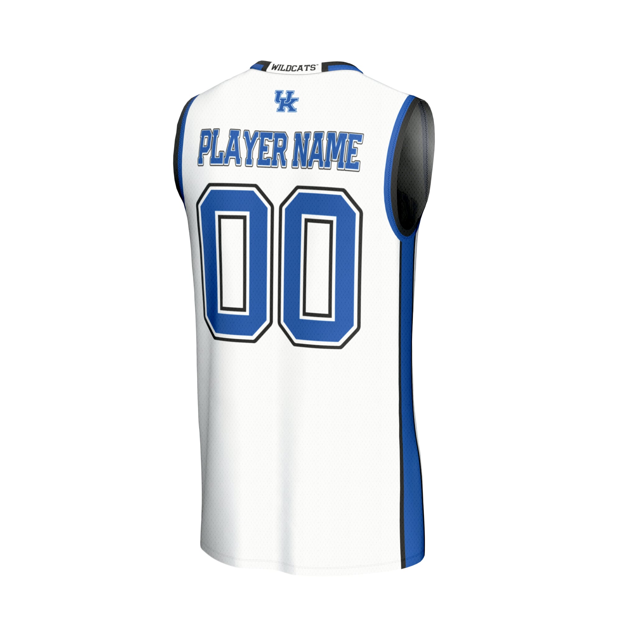Collegiate Basketball NIL Kentucky Wildcats Player Jersey White NCAA College Basketball Fan Wear