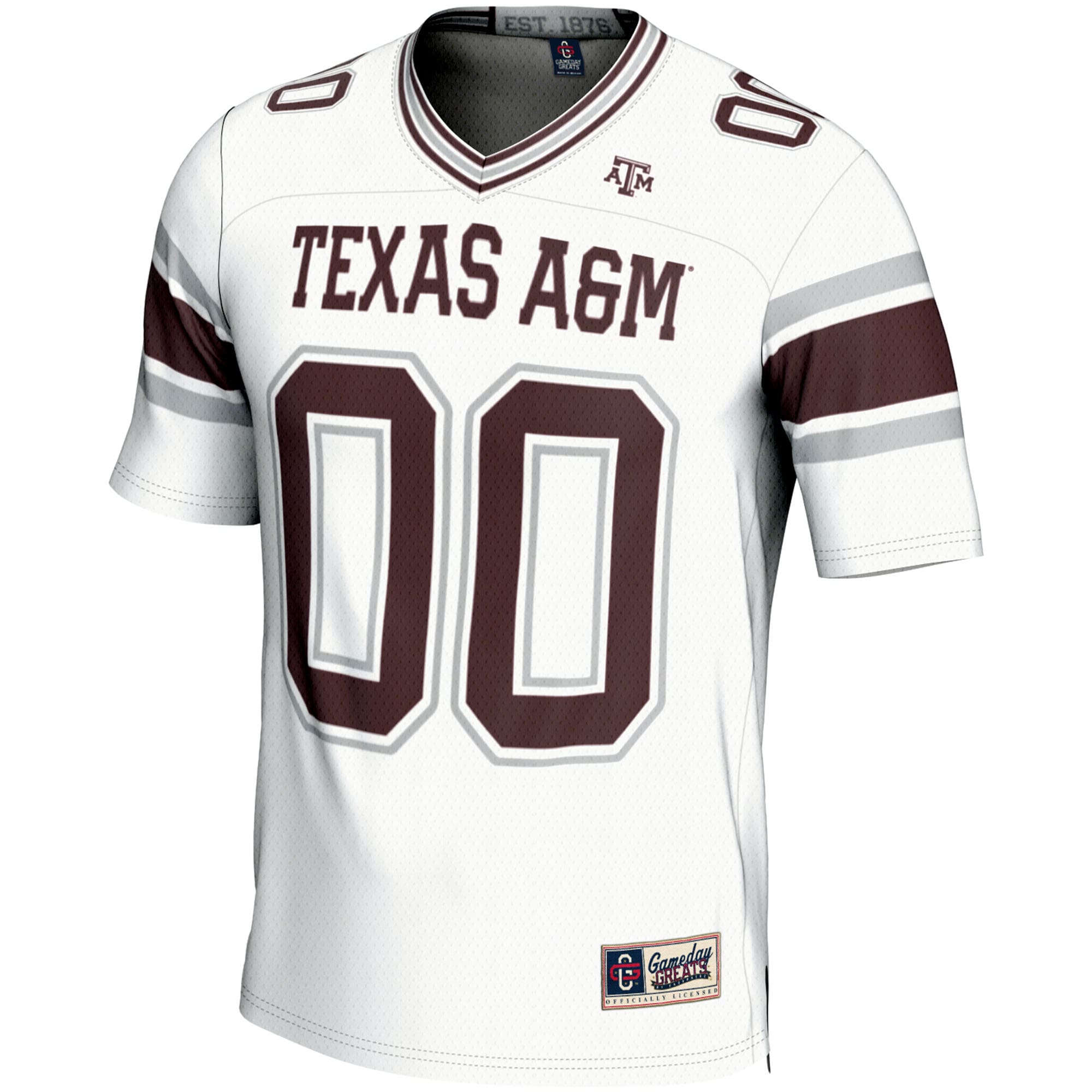 NIL Pick Texas A&M Aggies Player Jersey White NCAA College Football Fan Wear