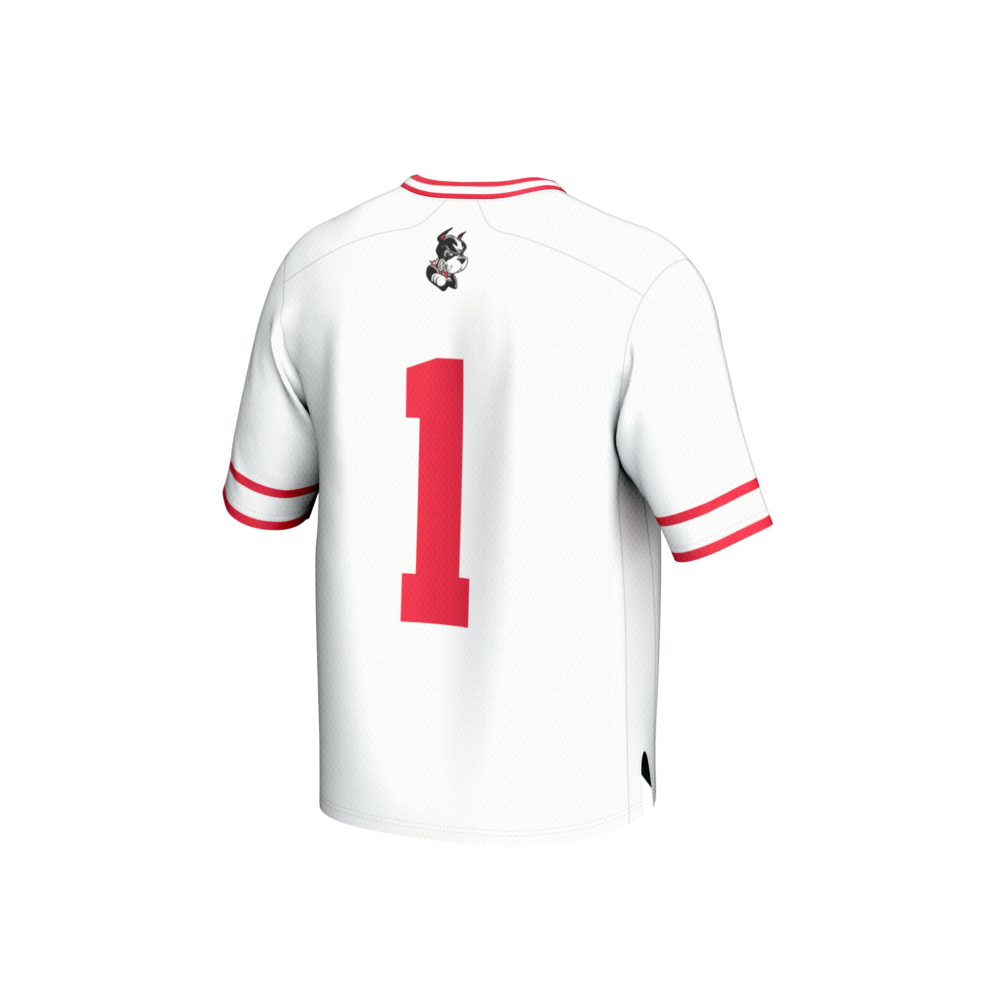 Collegiate Lacrosse Fashion Boston University Game Jersey White NCAA College Lacrosse Fan Wear Collegiate Lacrosse Fashion