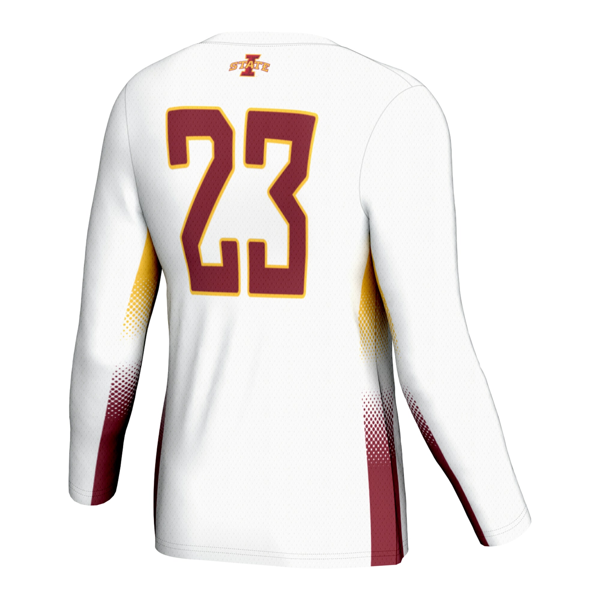Volleyball Iowa State Cyclones Game Jersey White NCAA College Volleyball Fan Wear