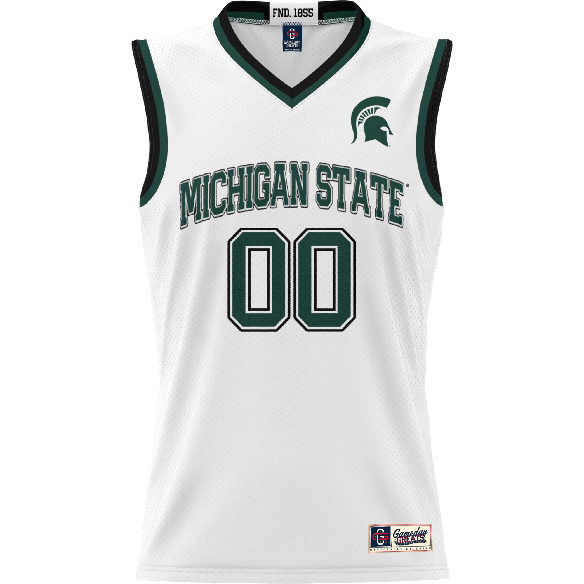 NIL Pick- Basketball Michigan State Spartans Player Jersey White NCAA College Basketball Fan Wear