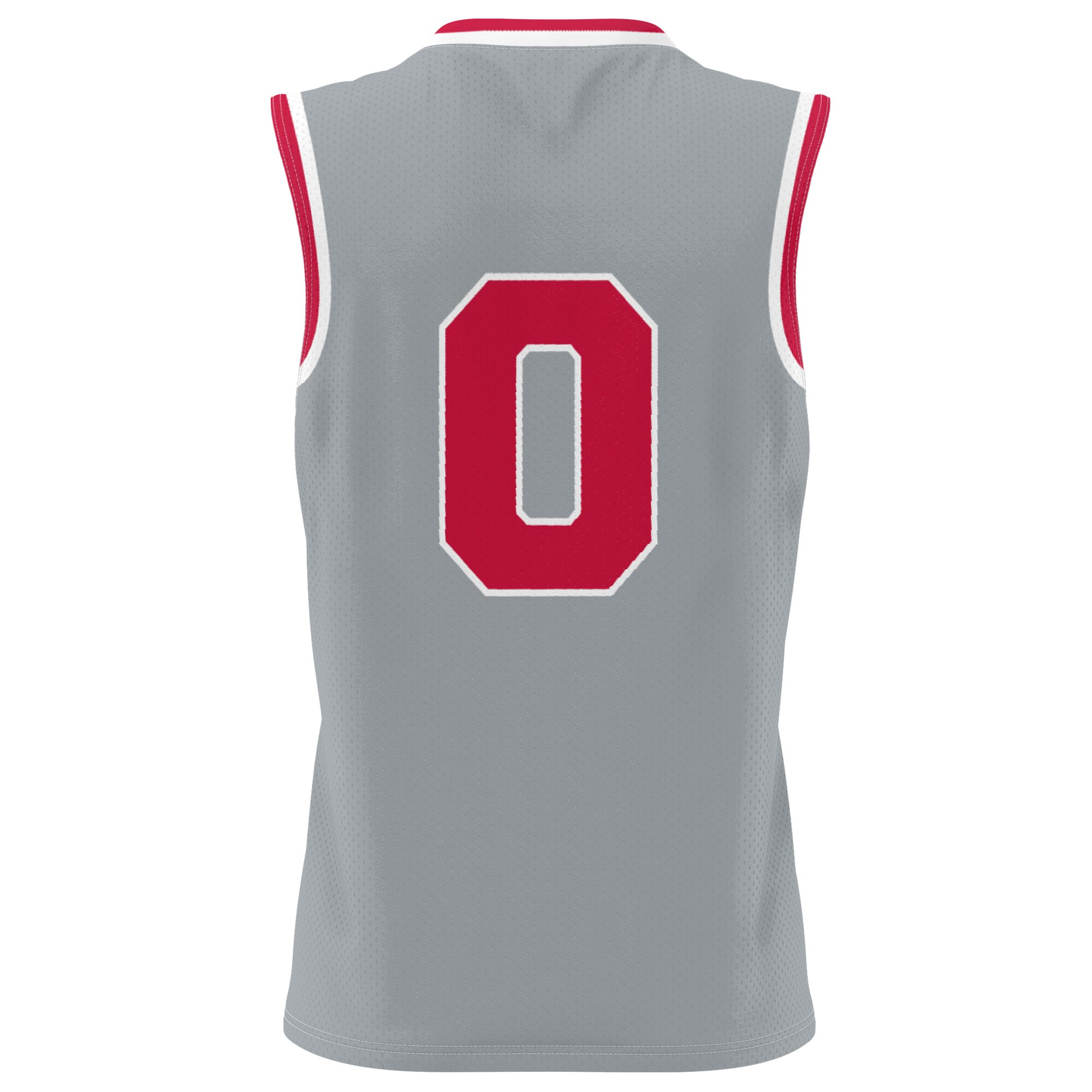 Basketball Fashion Ohio State Buckeyes Game Jersey Gray NCAA College Basketball Fan Wear