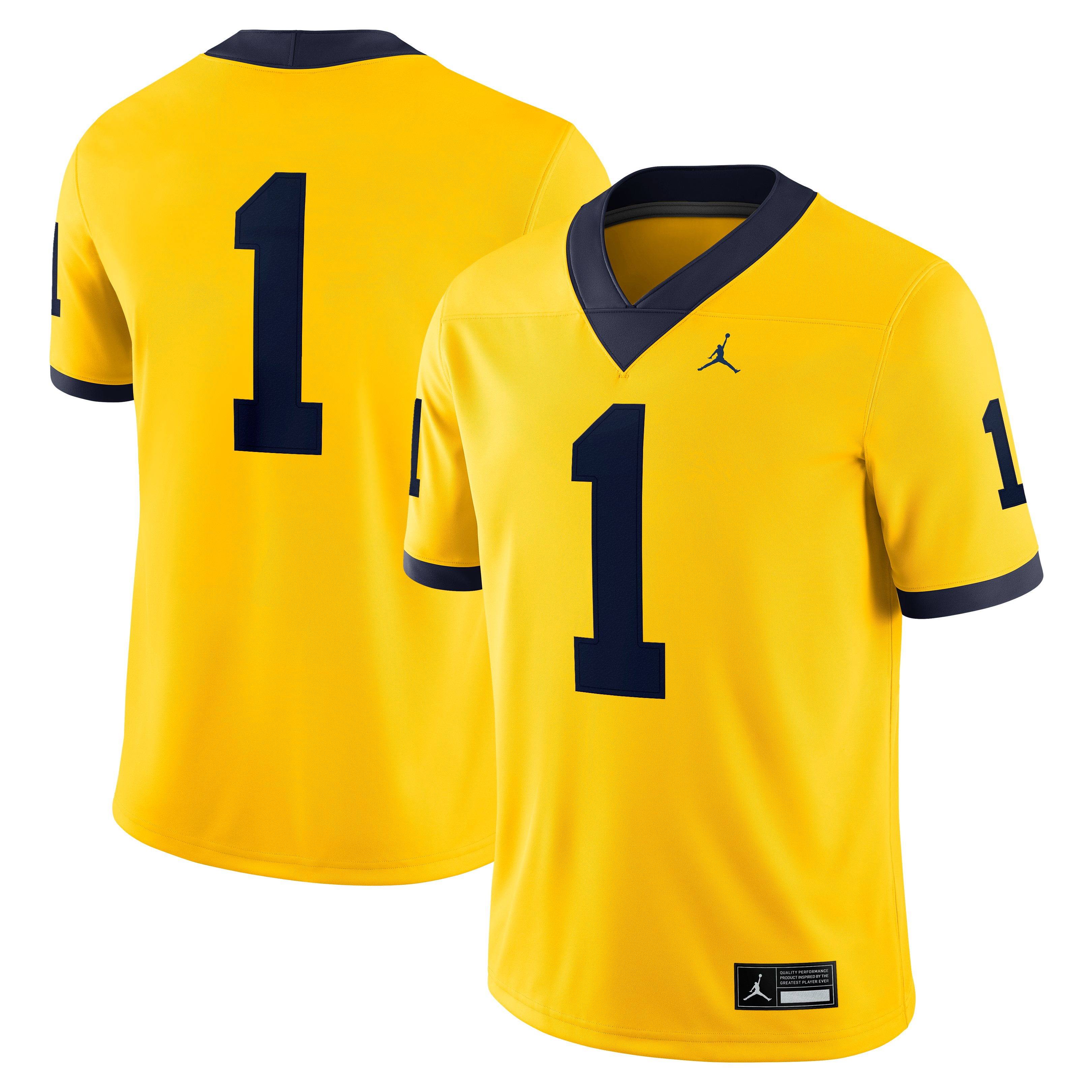 Matchday Michigan Wolverines Alternate Jersey Maize NCAA College Football Fan Wear