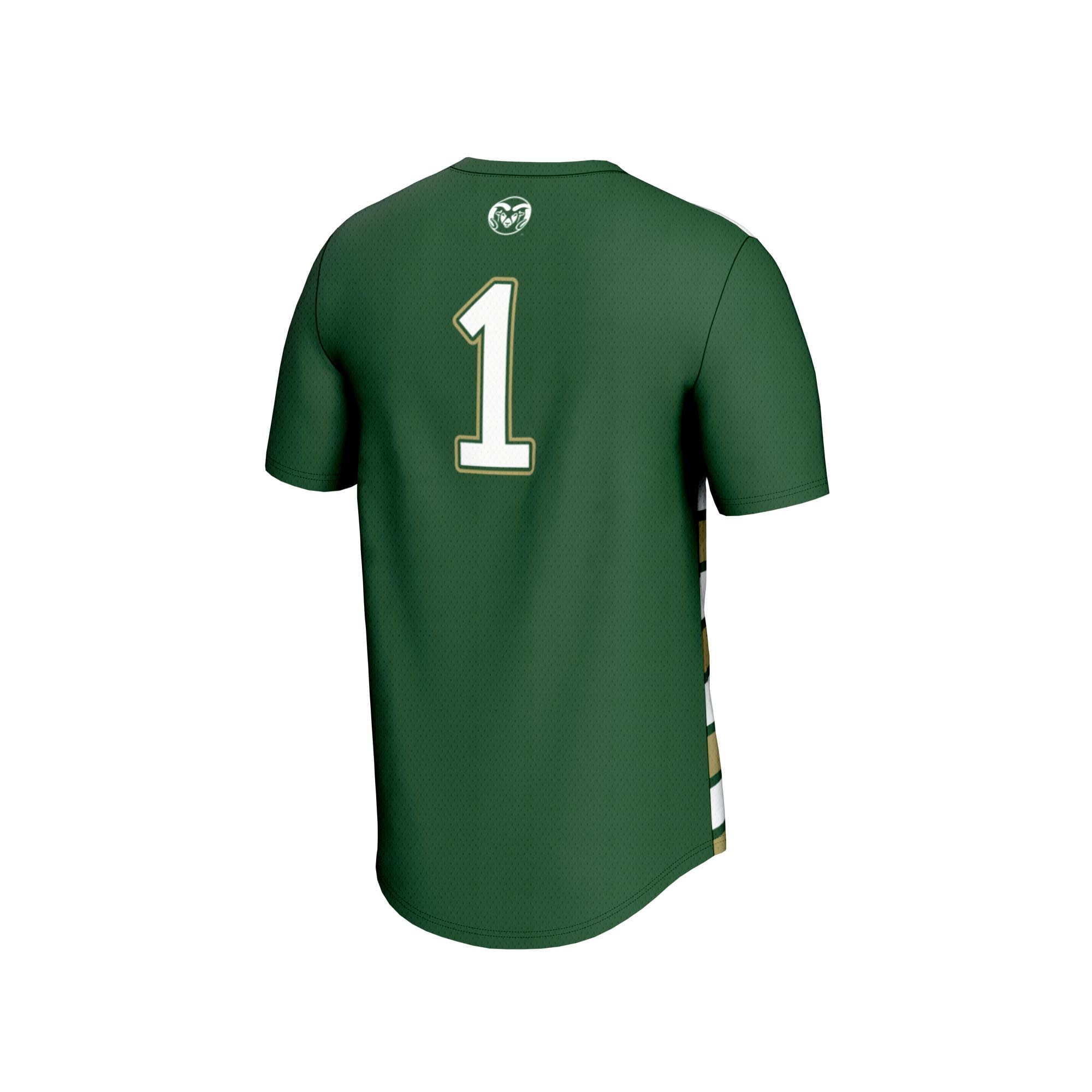 Soccer Fashion Colorado State Rams Game Jersey Green NCAA College Soccer Fan Wear