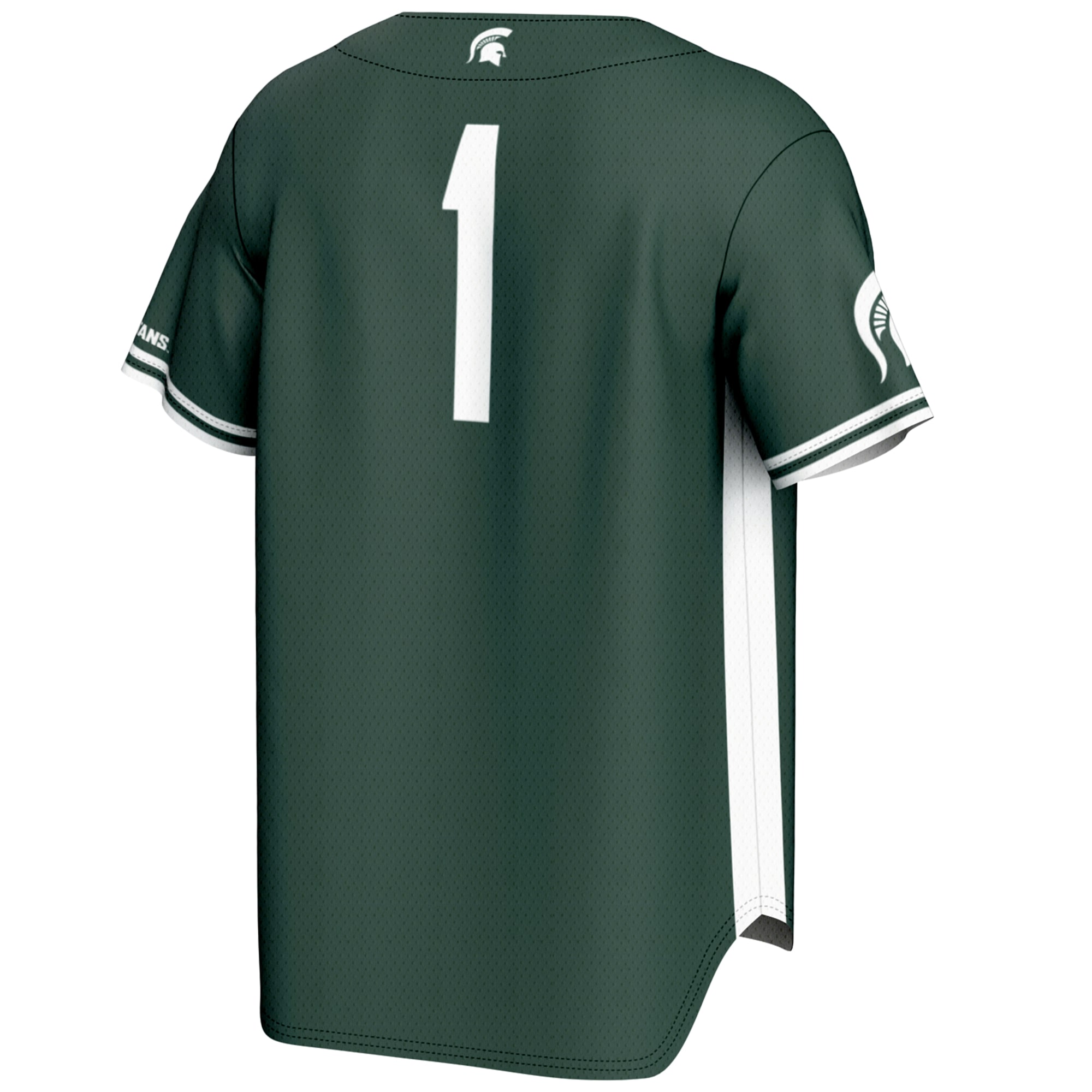 Baseball Michigan State Spartans Game Jersey Green NCAA College Baseball Fan Wear