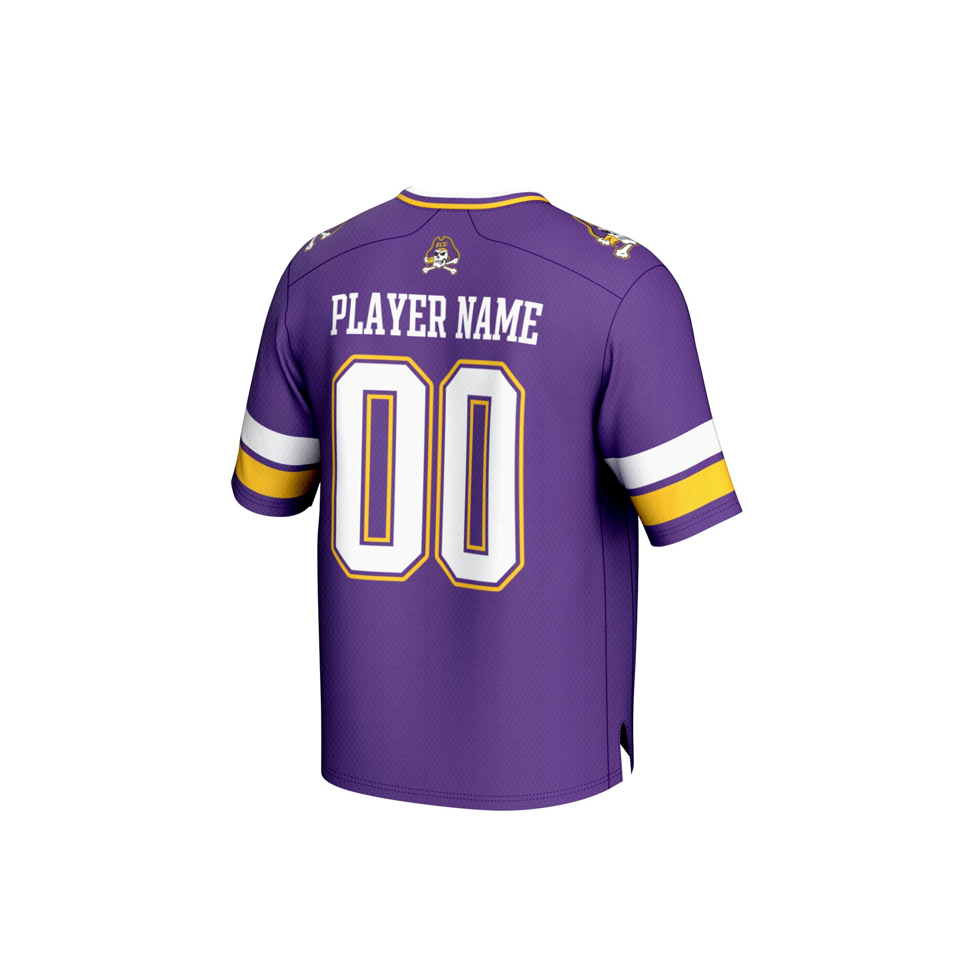 NIL Pick- Fashion ECU Pirates Player Jersey Purple NCAA College Football Fan Wear NIL Pick- Fashion