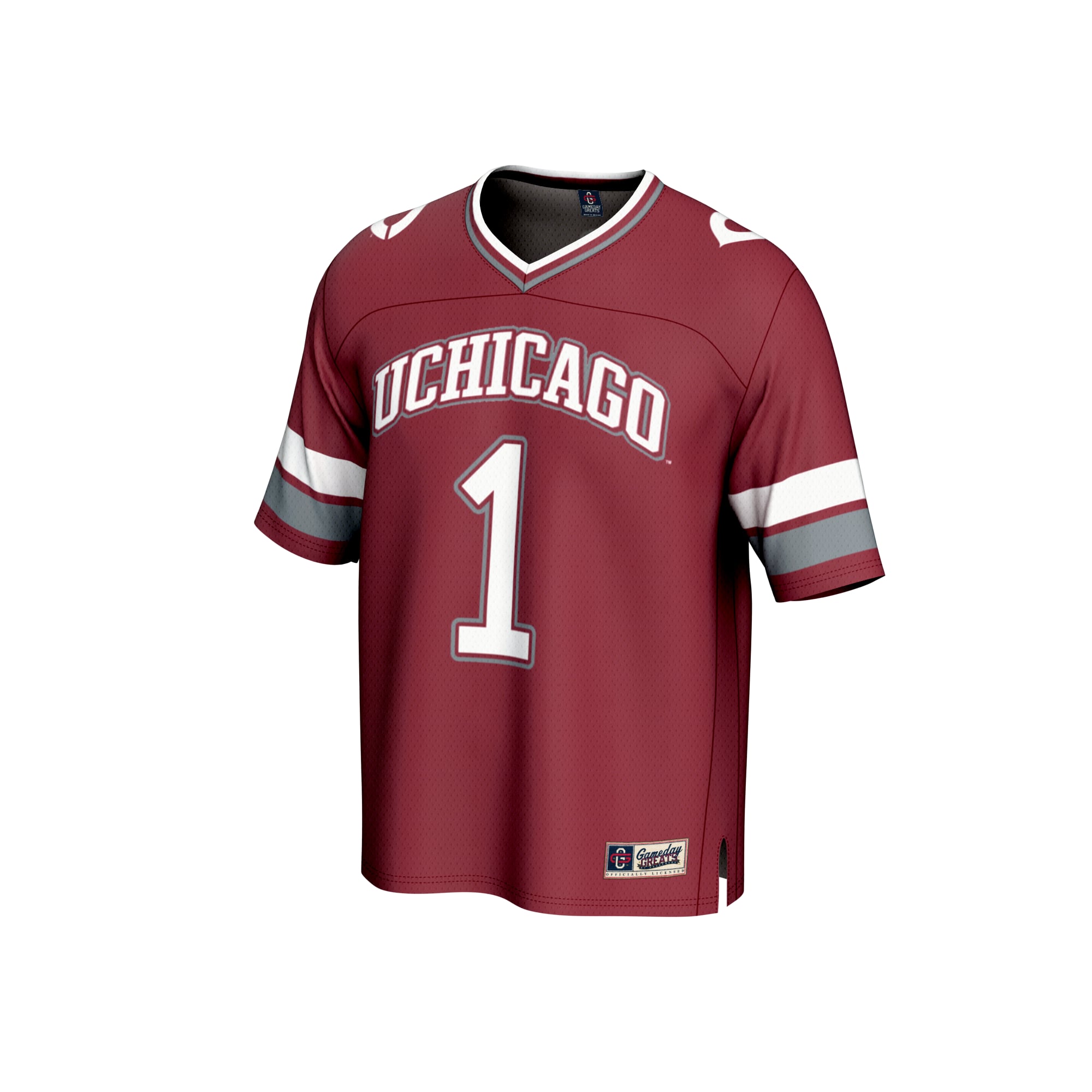 Collegiate Fashion UChicago Maroons Game Jersey Maroon NCAA College Football Fan Wear Collegiate Fashion