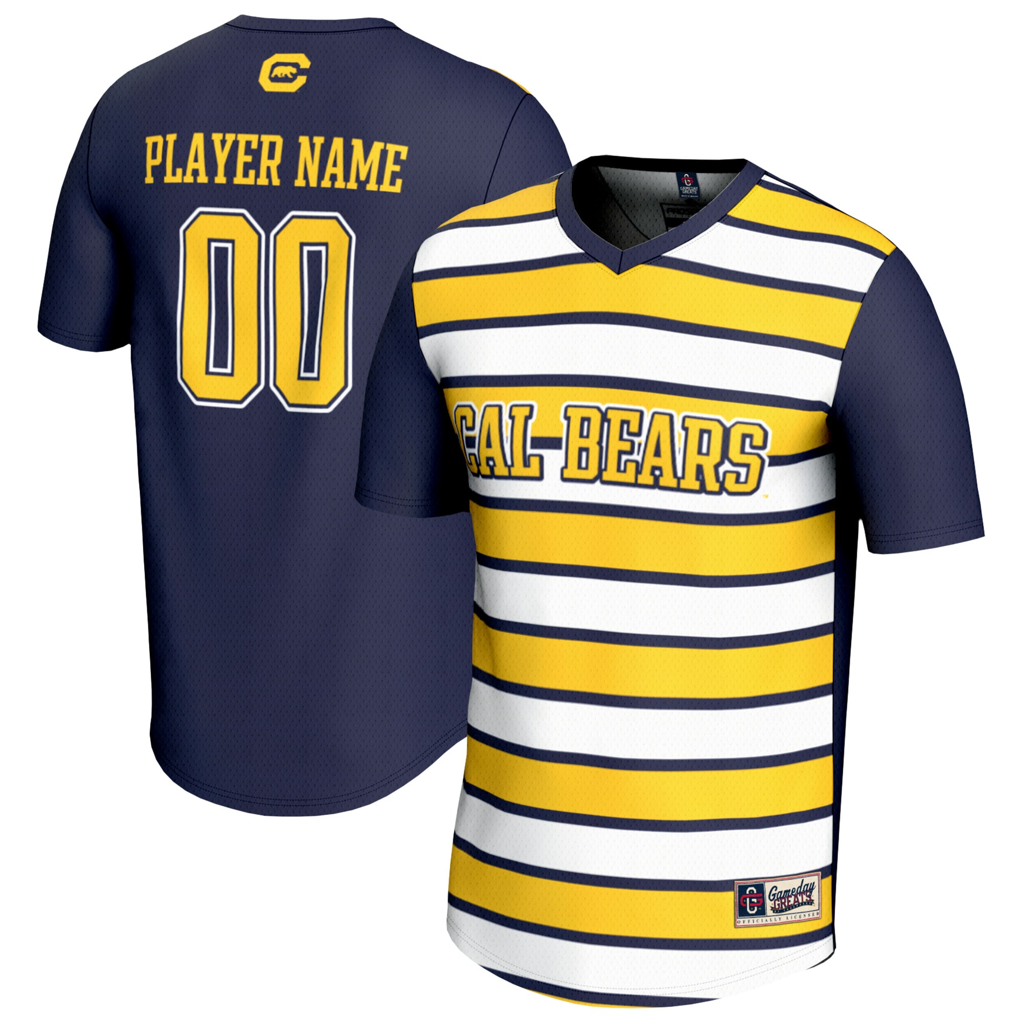 NIL Pick- Collegiate Cal Bears Player Jersey Navy NCAA College Volleyball Fan Wear