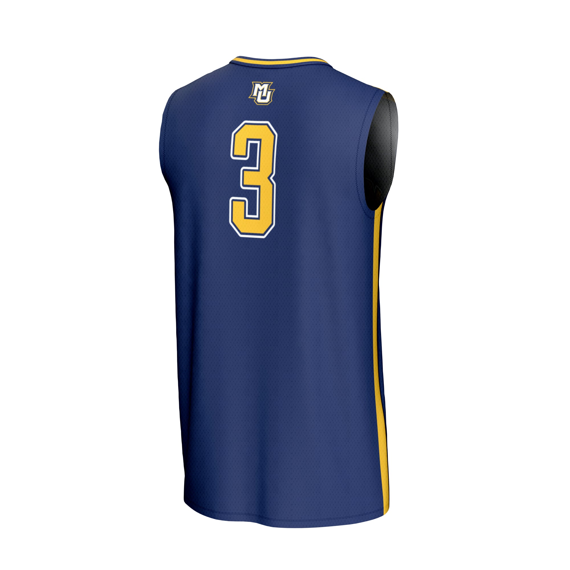 Basketball Fashion Marquette Golden Eagles Game Jersey Blue NCAA College Basketball Fan Wear Basketball Fashion