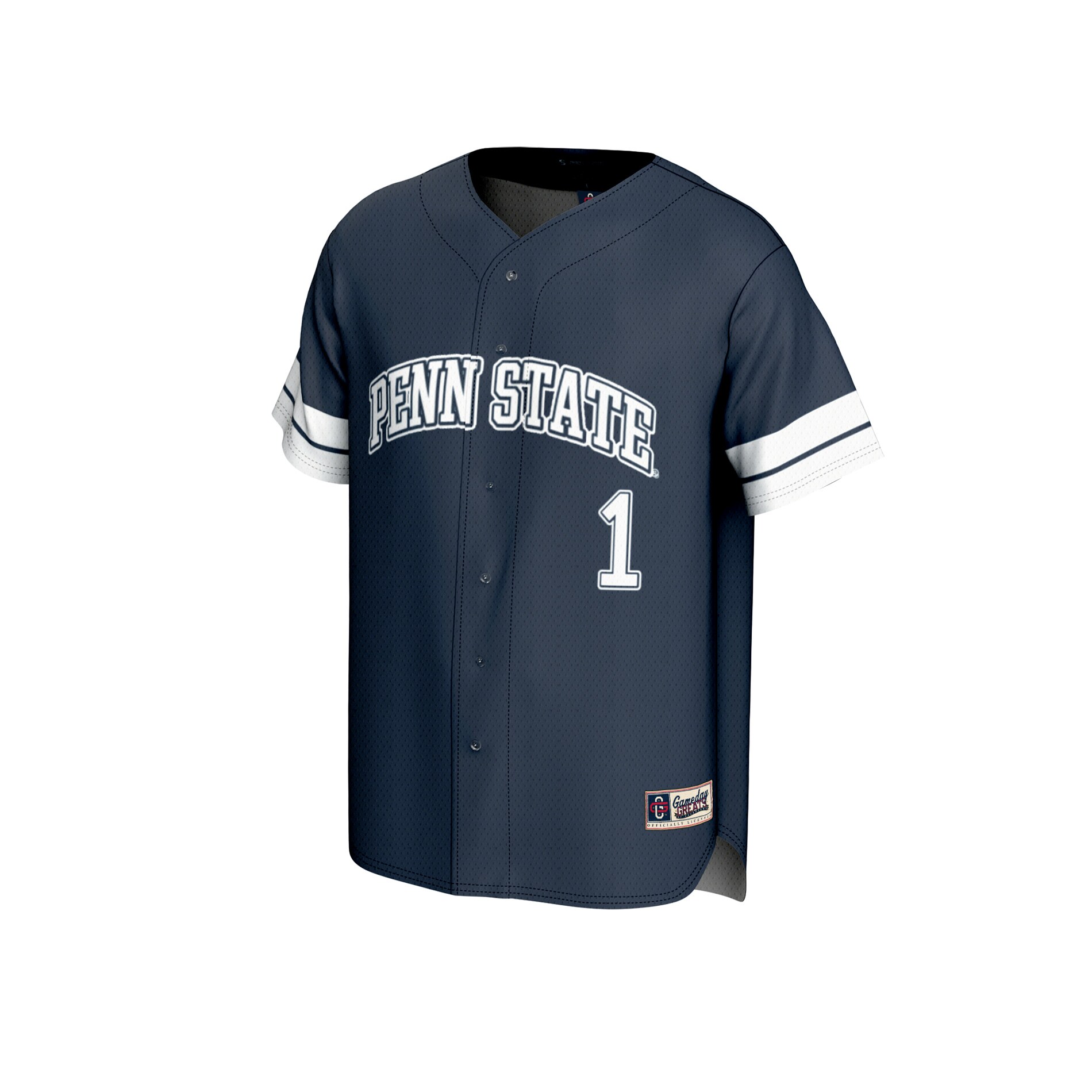 Collegiate Baseball Fashion Penn State Nittany Lions Game Jersey Navy NCAA College Baseball Fan Wear Collegiate Baseball Fashion